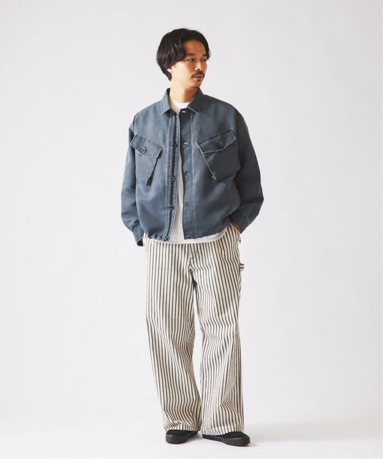 ピグメント加工 CPO シャツブルゾン（ミリタリー）｜JOURNAL STANDARD 