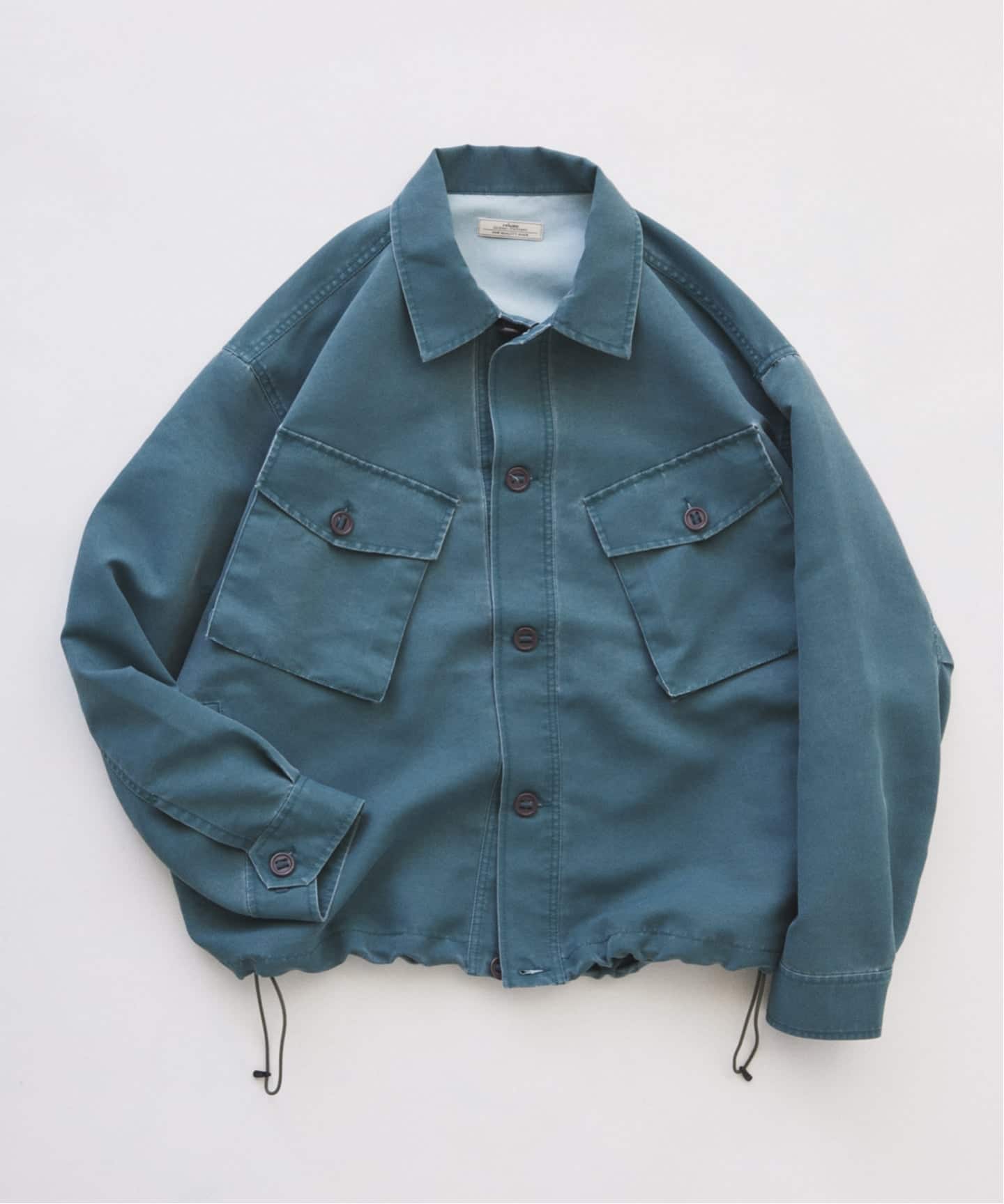 ピグメント加工 CPO シャツブルゾン（ミリタリー）｜JOURNAL STANDARD