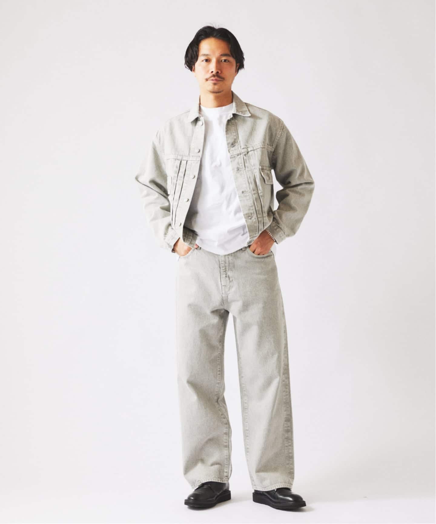 Relume Jeans＞ コーンデニム カツラギ トラッカージャケット（デニム