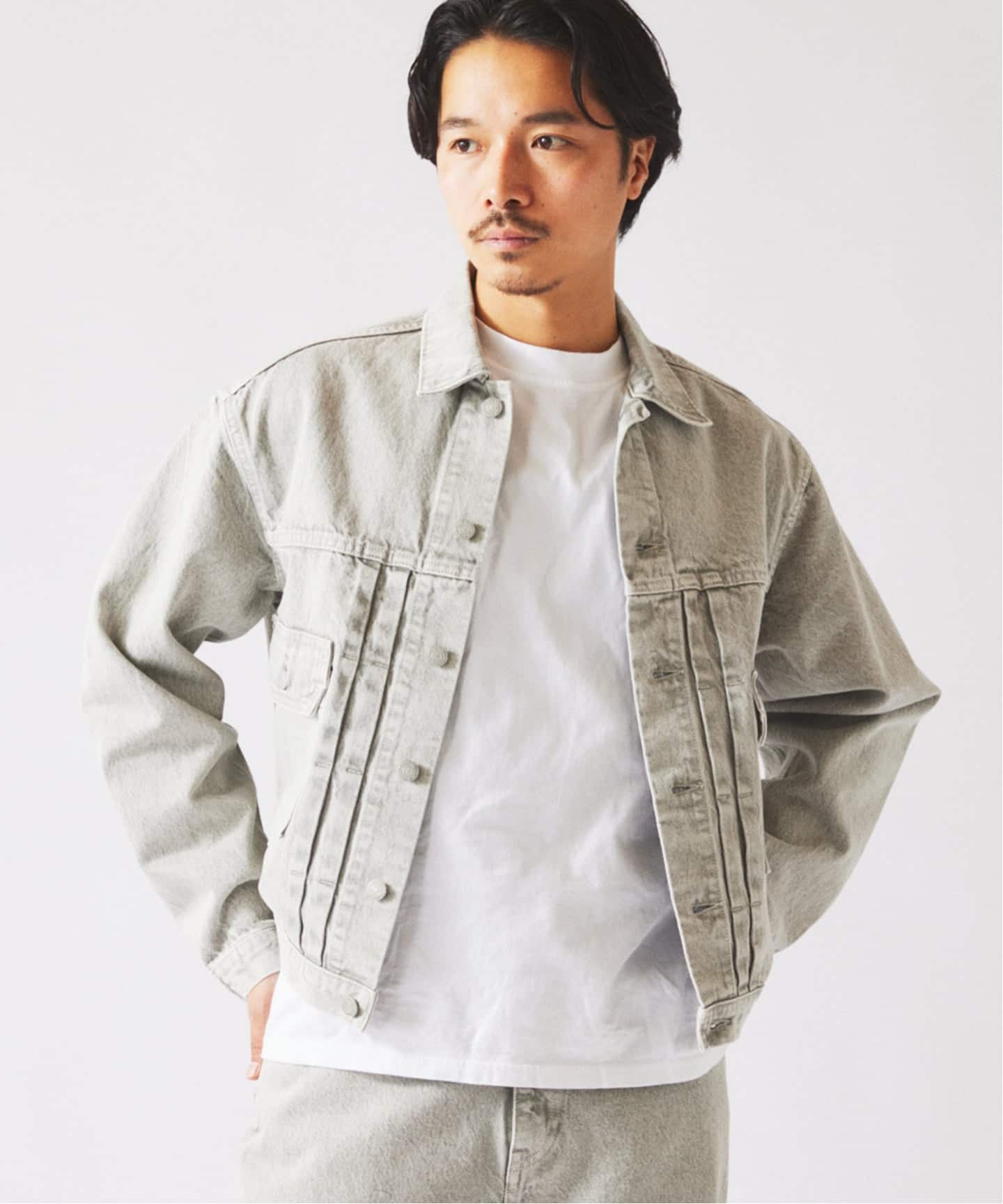 Relume Jeans＞ コーンデニム カツラギ トラッカージャケット（デニム