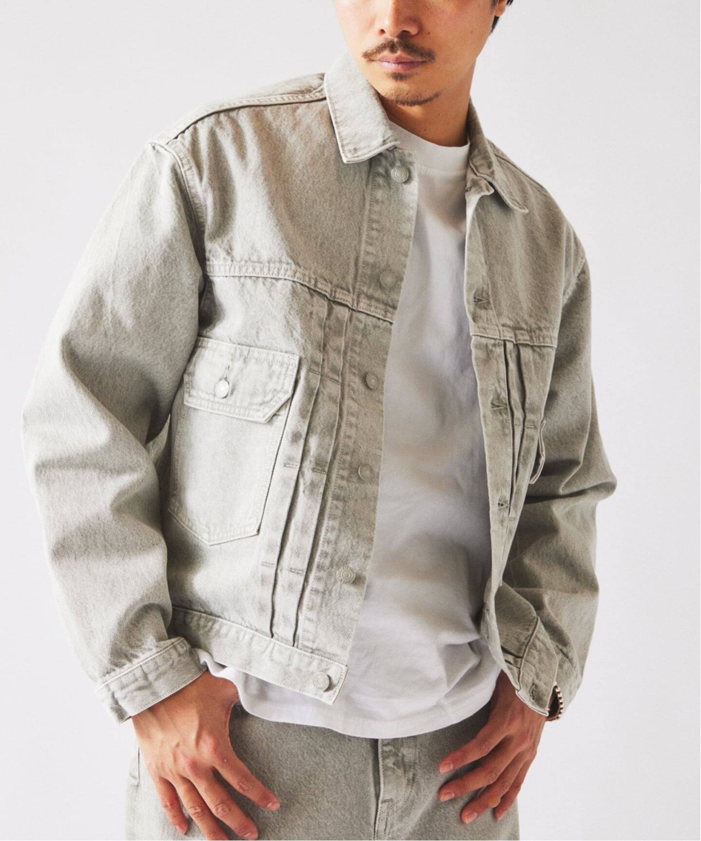 Relume Jeans＞ コーンデニム カツラギ トラッカージャケット（デニム