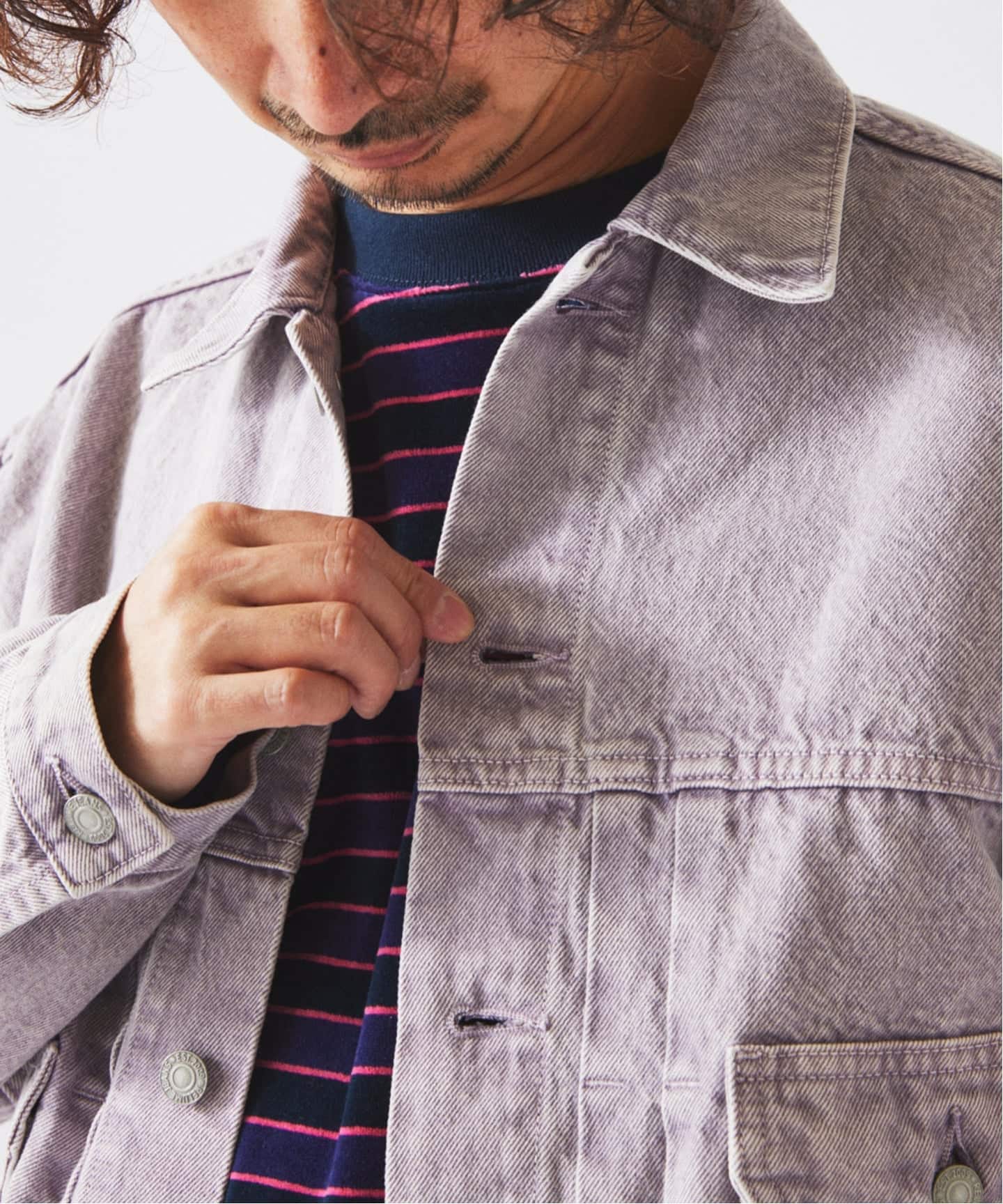 Relume Jeans＞ コーンデニム カツラギ トラッカージャケット（デニム