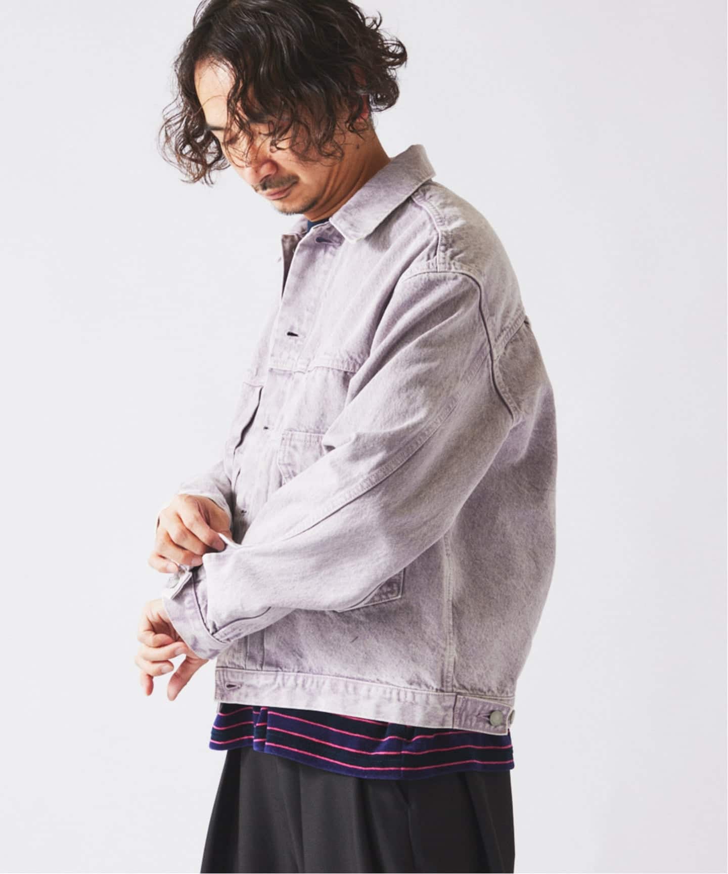 Relume Jeans＞ コーンデニム カツラギ トラッカージャケット（デニム