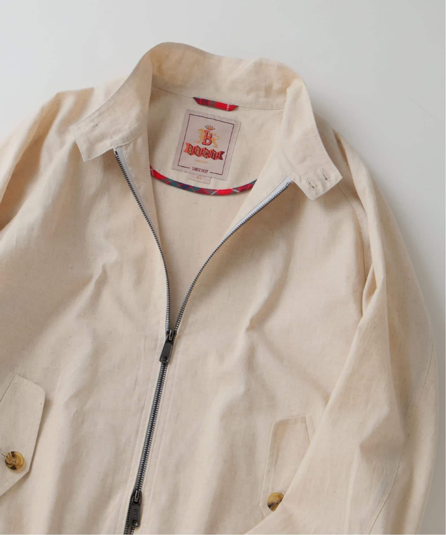 ✨美品✨ FOX UMBRELLAS ジャーナルスタンダード別注ジャケット G4 BARACUTA / バラク―タ 別注 G4 ドライビング ブルゾン（その他ブルゾン