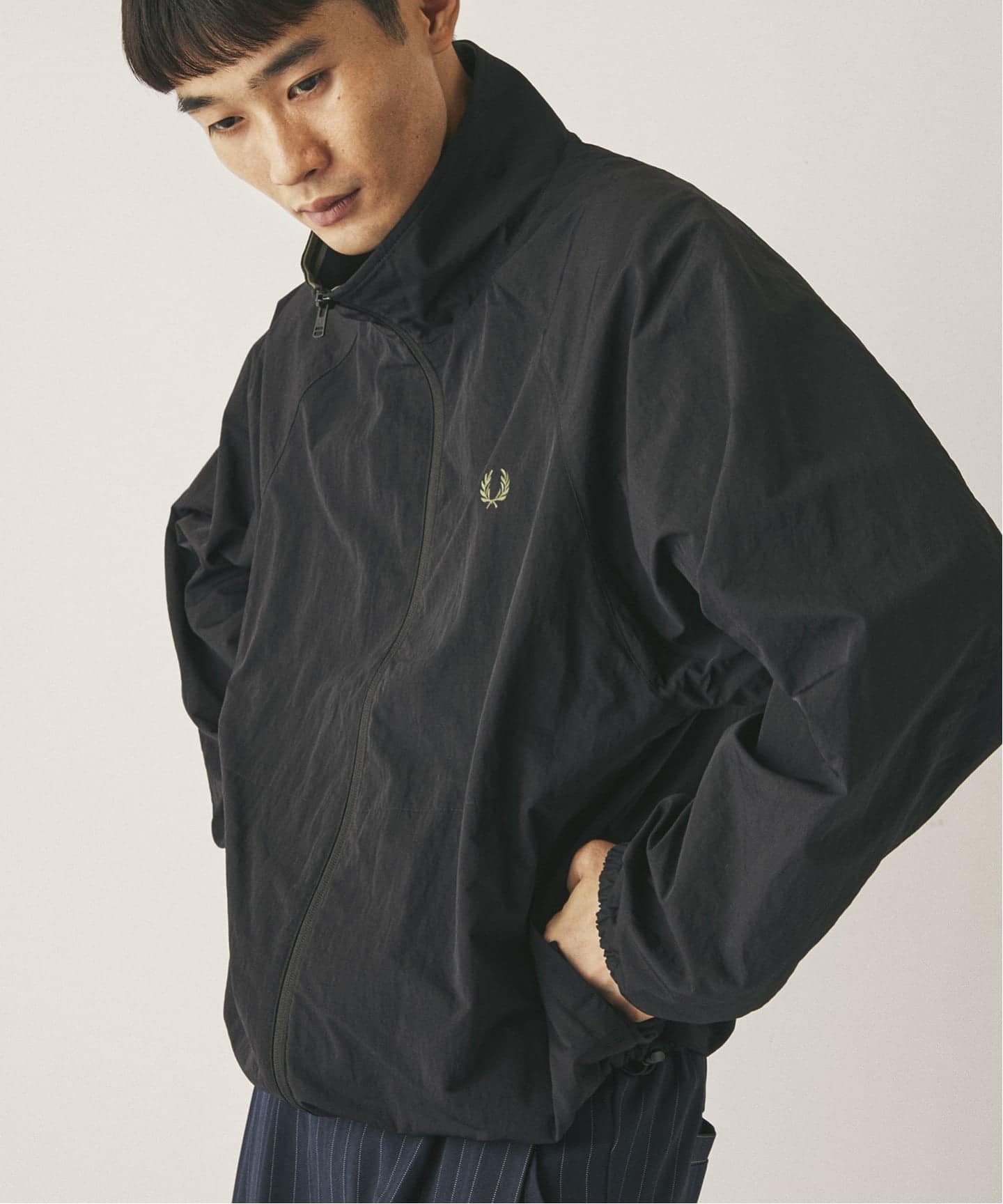 予約》FRED PERRY / フレッドペリー オーバーサイズ シェルジャケット