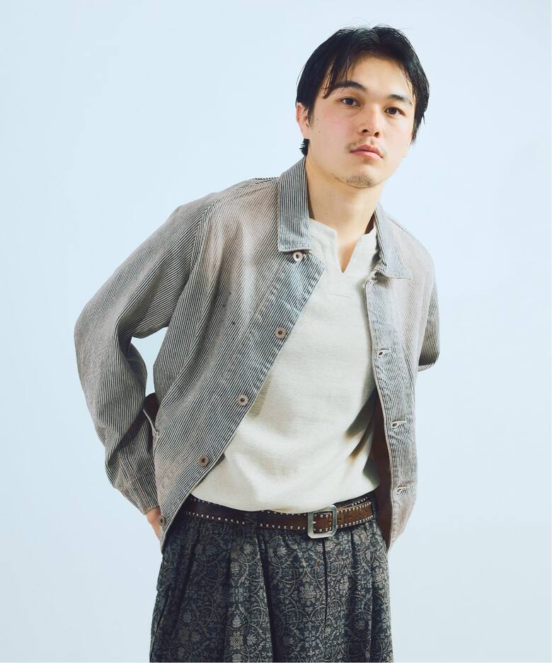 Prentiss 別注JOURNAL STANDARD ヒッコリー カバーオール J.S. 