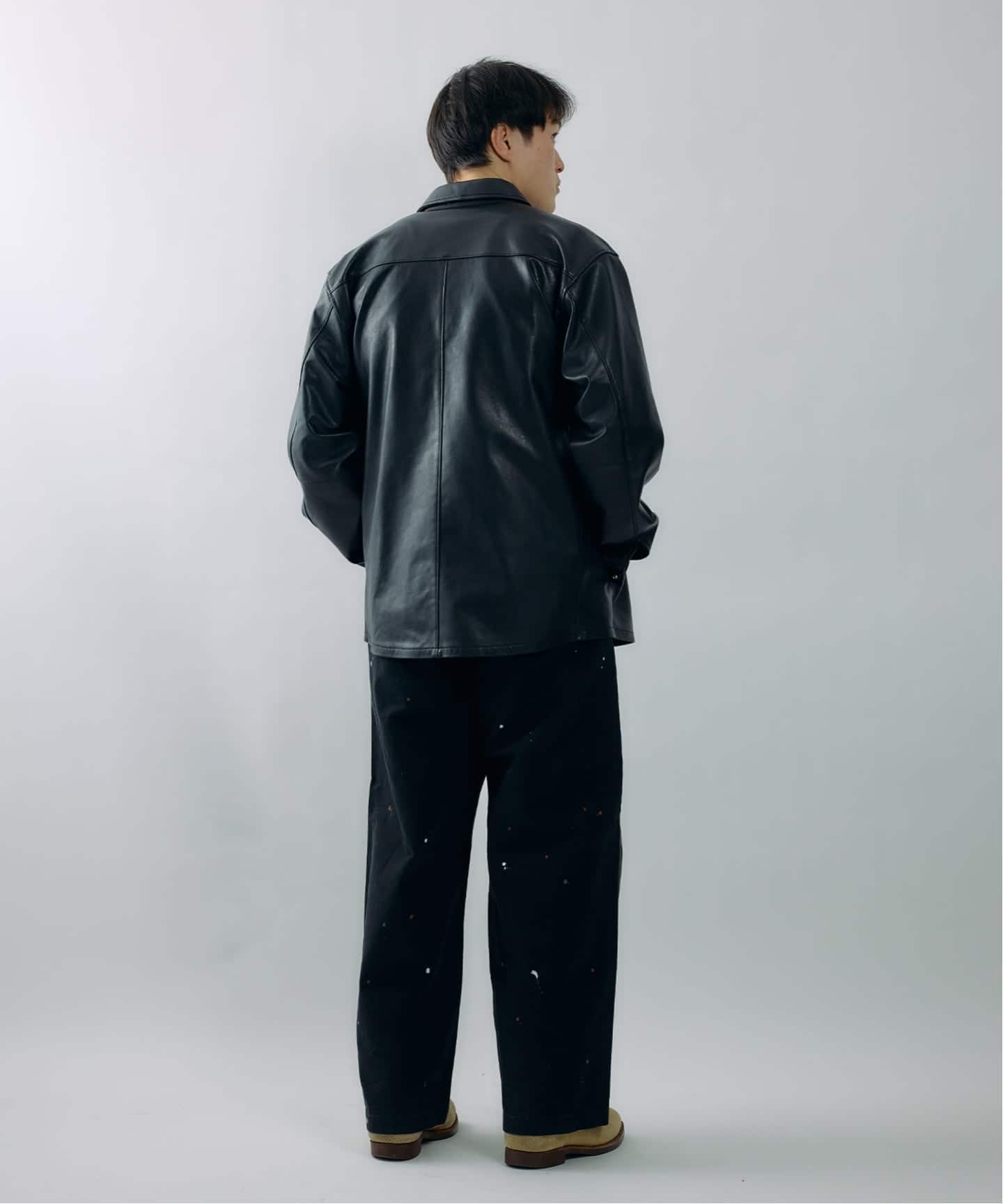 J.S.Homestead / ウォッシュ レザー イースタン ジャケット（レザー