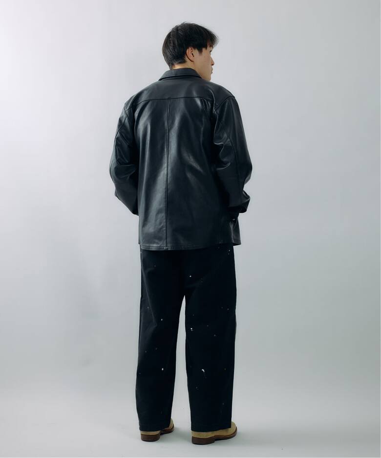 J.S.Homestead / ウォッシュ レザー イースタン ジャケット（レザー 