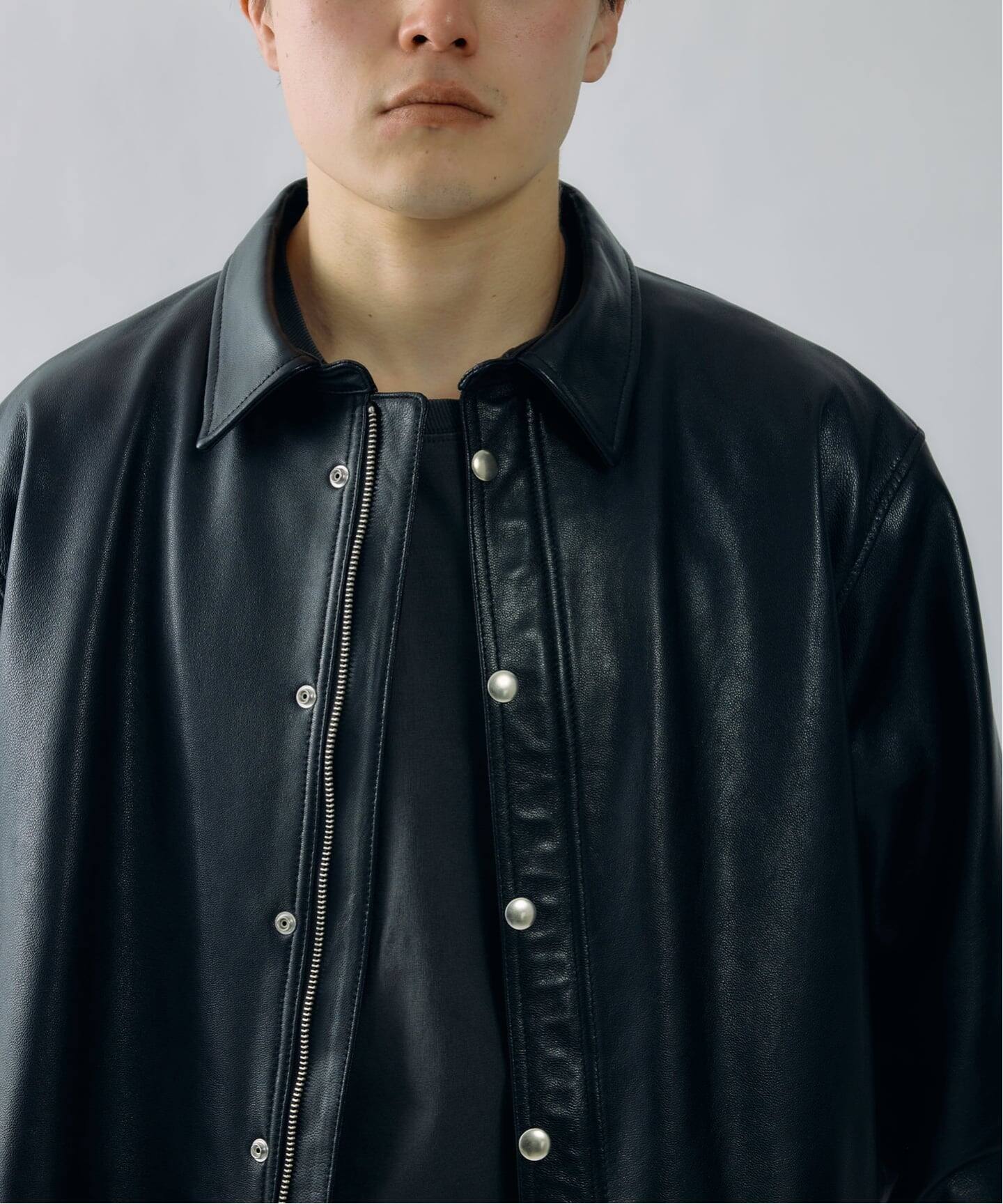 J.S.Homestead / ウォッシュ レザー イースタン ジャケット（レザー