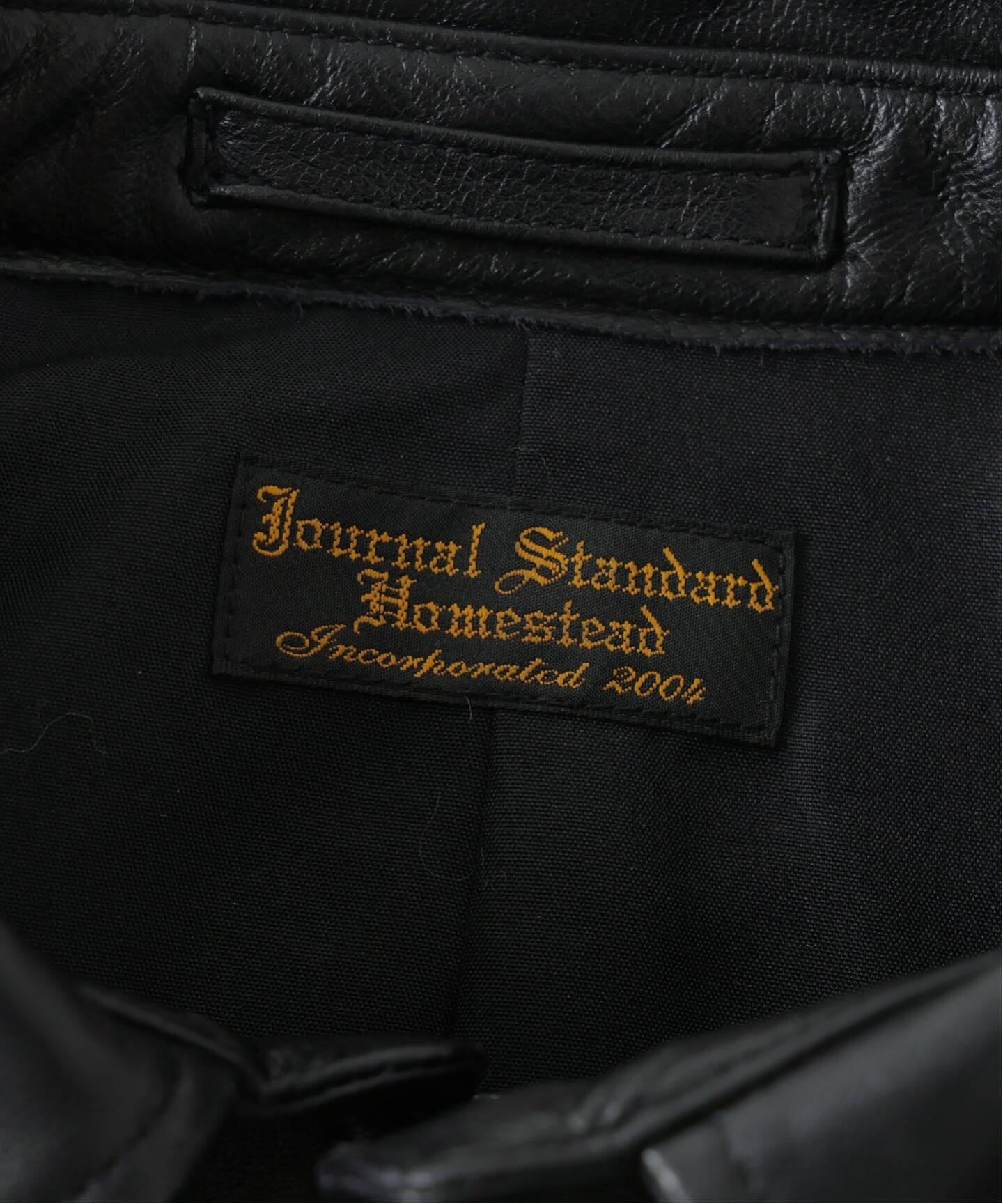 J.S.Homestead / ウォッシュ レザー イースタン ジャケット（レザー