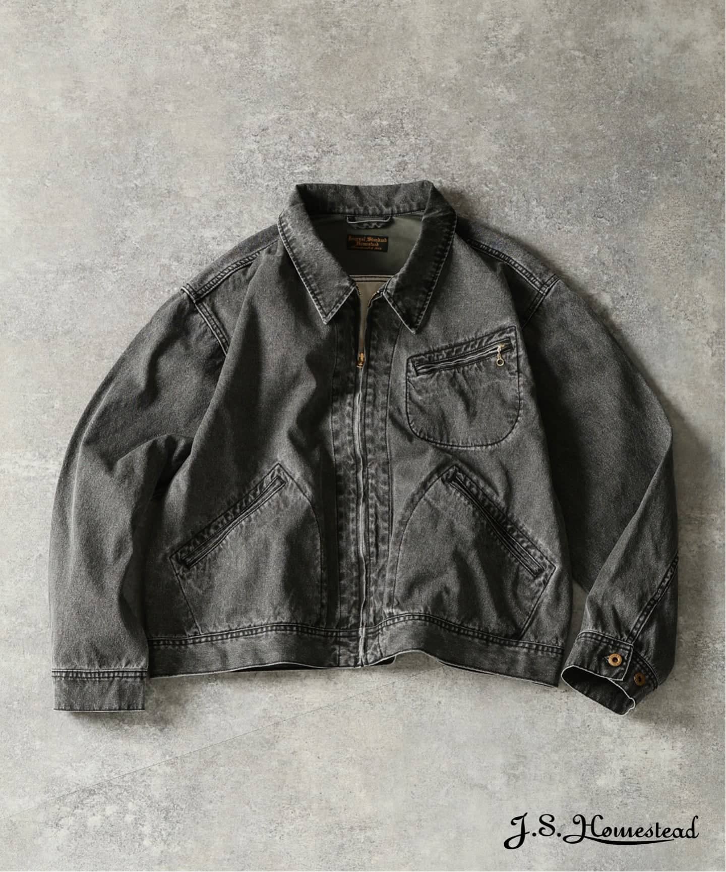 J.S.Homestead / ピグメント キャンバス ジップ ジャケット（その他