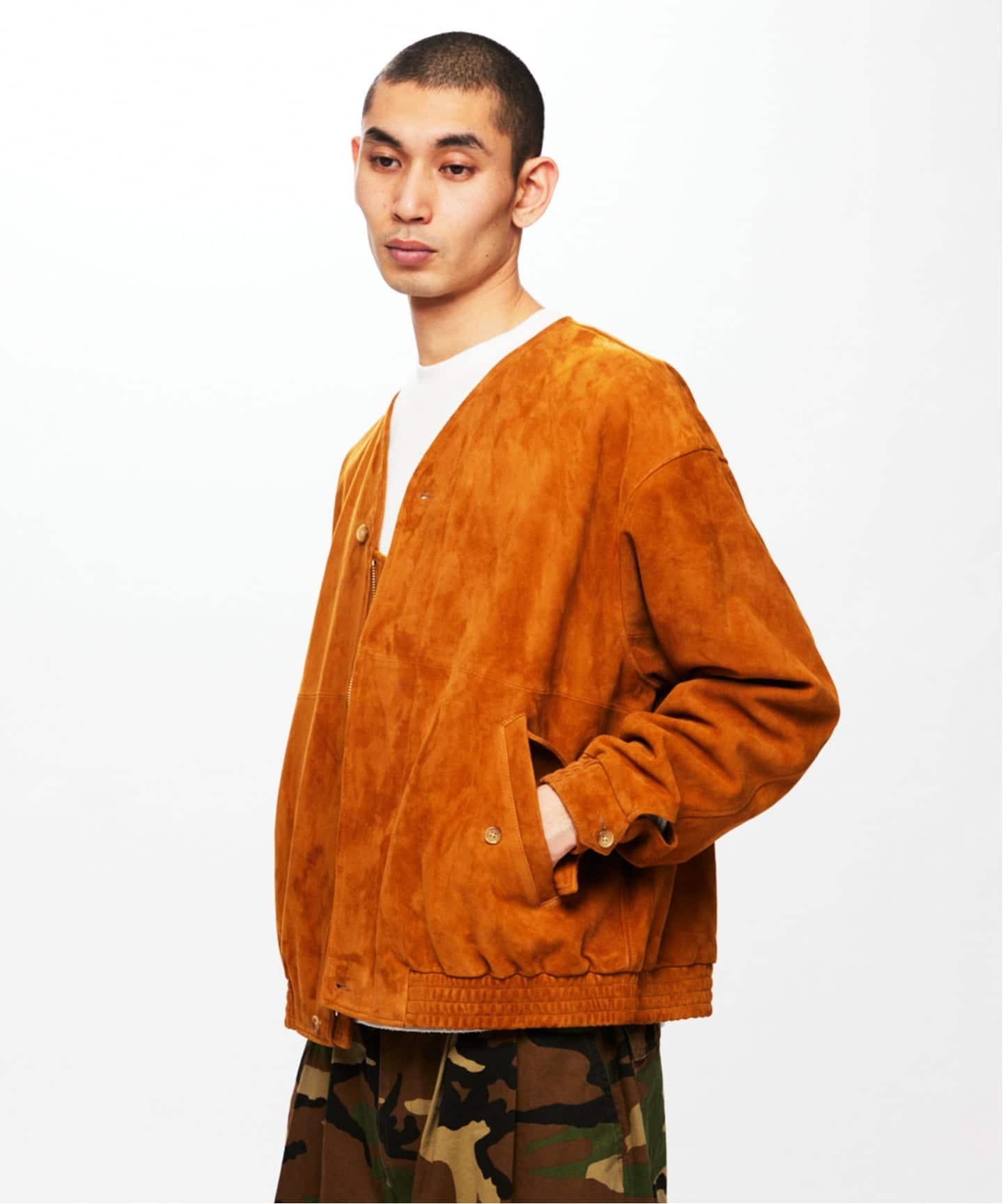 予約》J.S.Homestead / ゴート レザー スエード ジャケット（その他