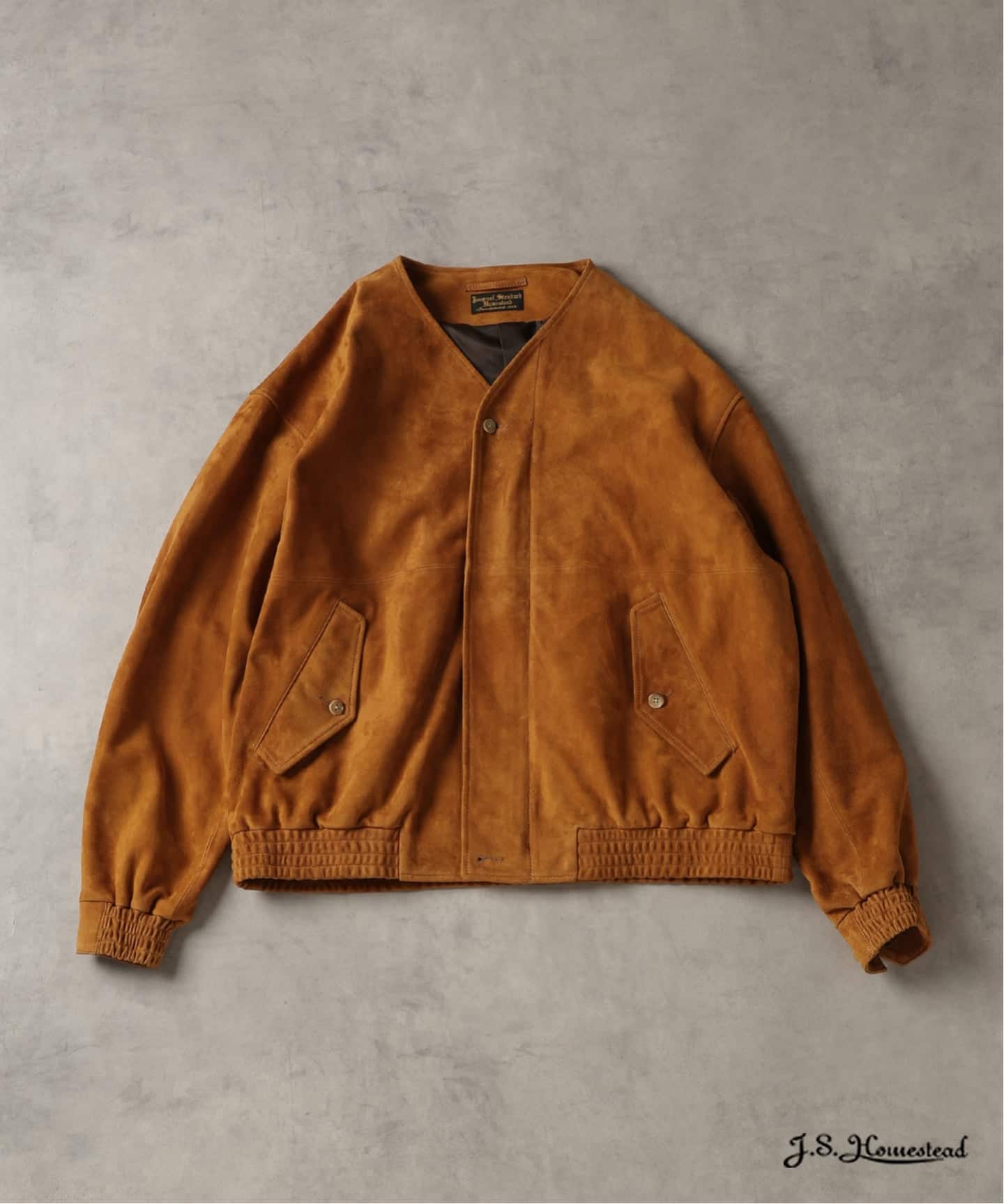 【わりと美品】ジャーナルスタンダード　ゴートスエードジャケット　人気完売２０２４ J.S.Homestead / ゴート レザー スエード ジャケット（その他ブルゾン