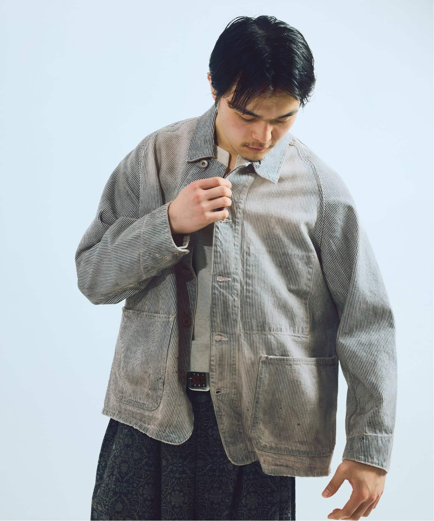 J.S.Homestead / エイジング ヒッコリー 2ポケット チョアコート