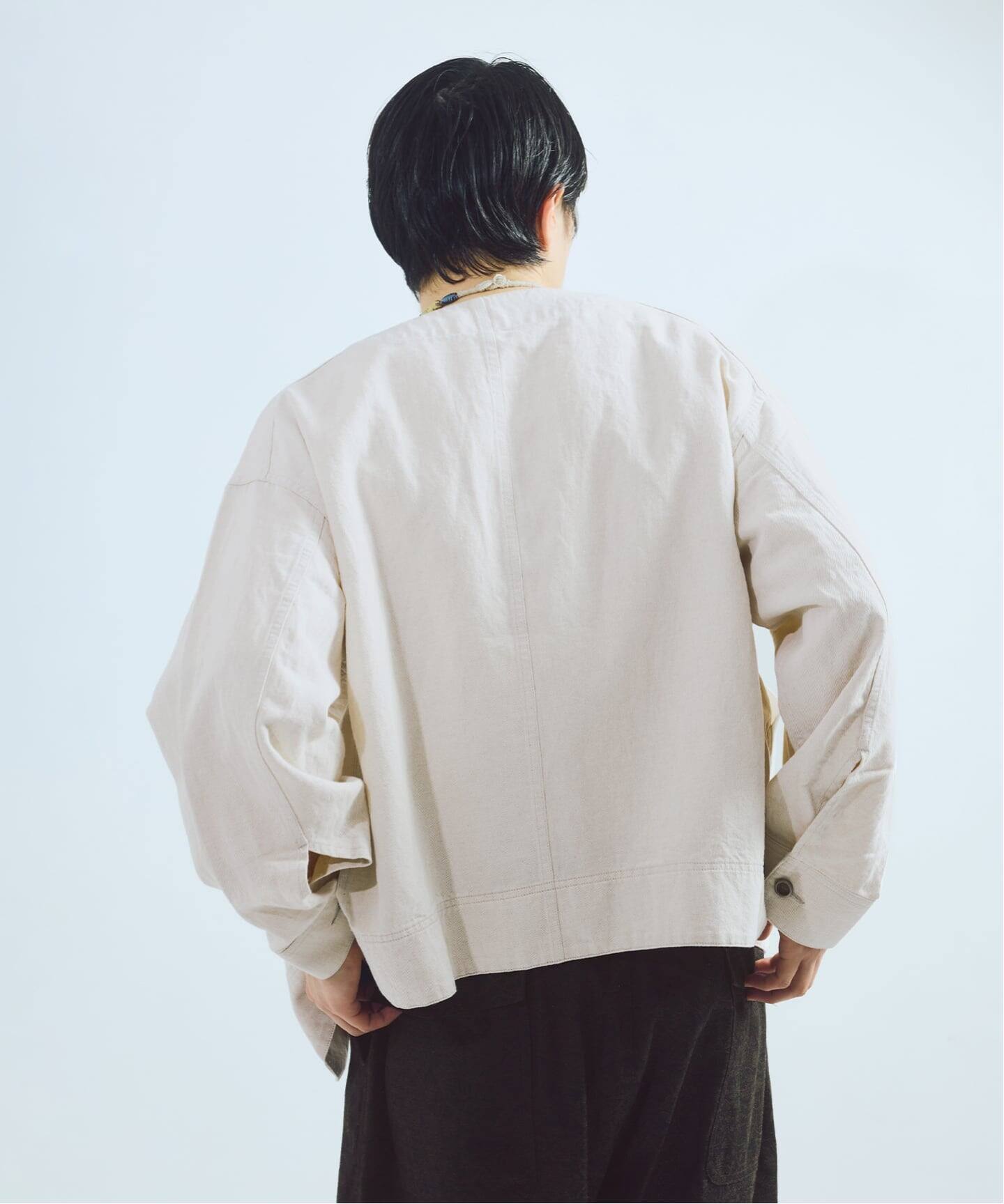 J.S.Homestead / コットンリネン デニム “JUDO” ブルゾン（その他
