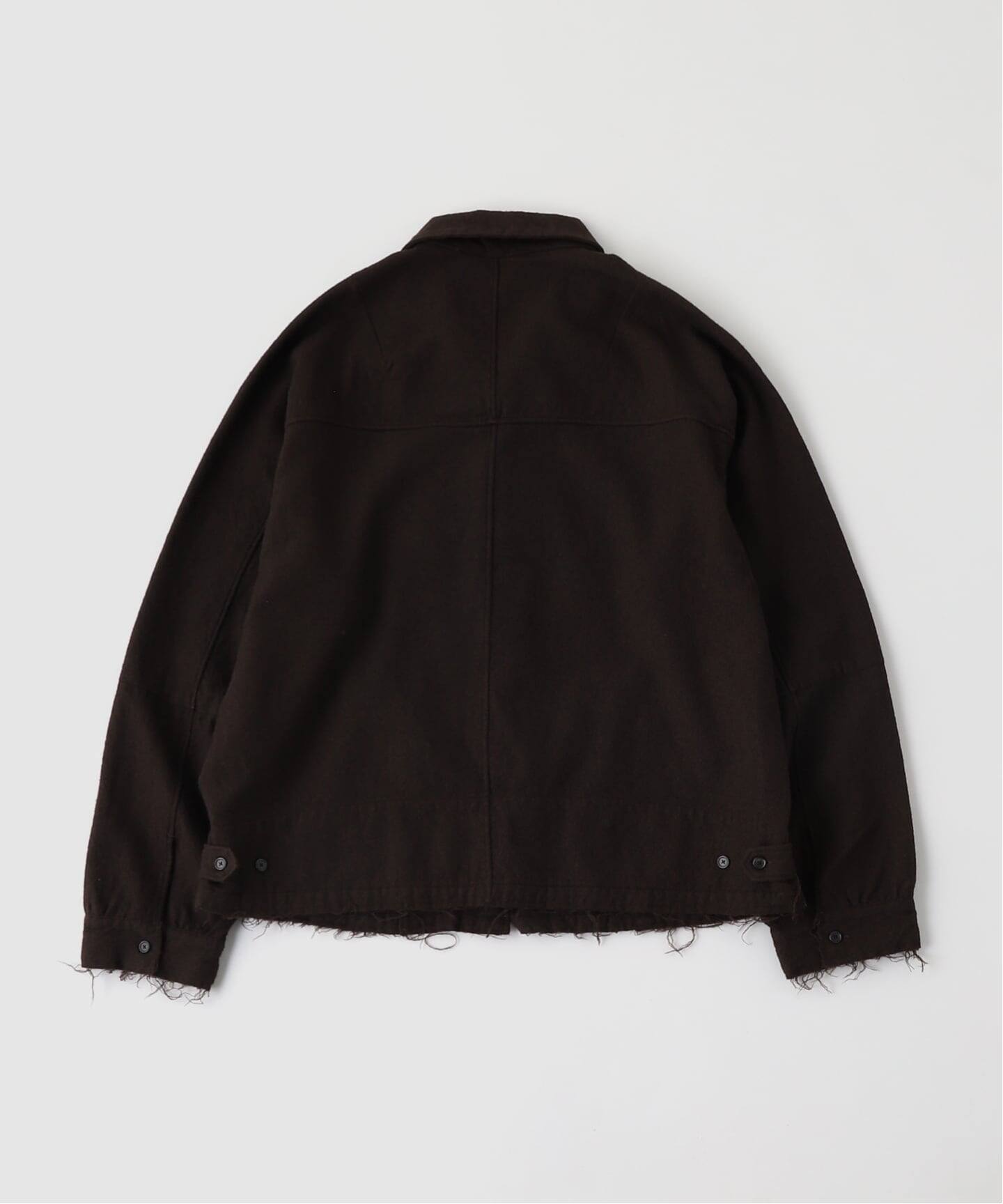ANCELLM / アンセルム SHRINK WOOL ZIP-UP SHIRT JACKET（その他