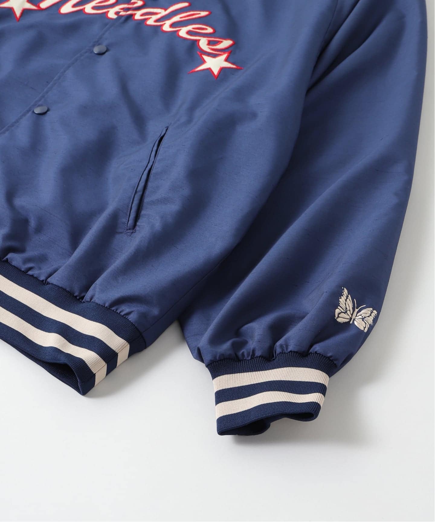 NEEDLES / ニードルズ Stadium Jacket - Poly Shantung（スタジャン