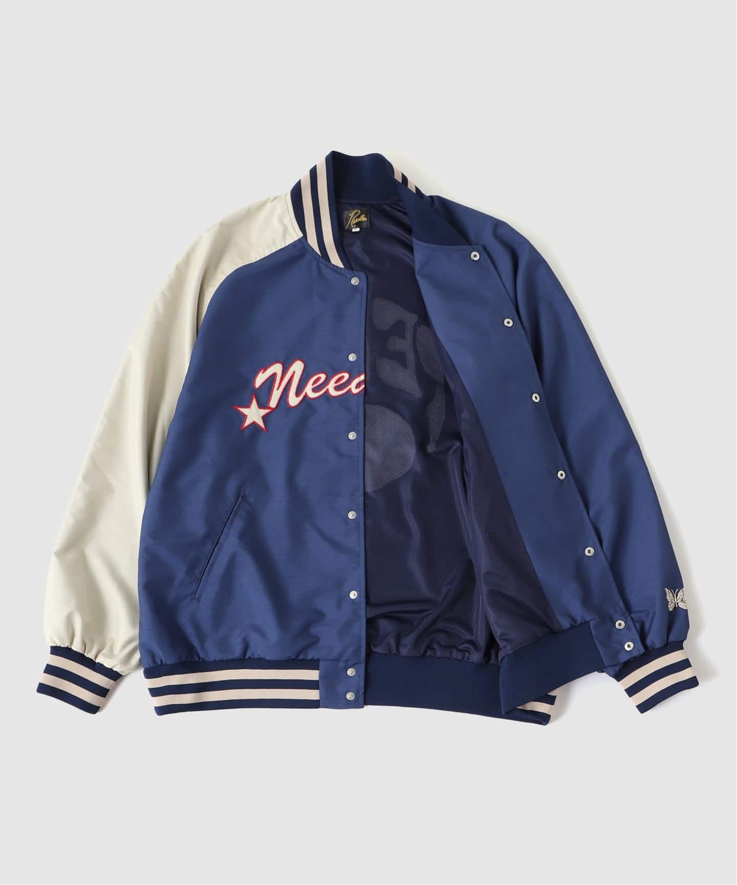 NEEDLES / ニードルズ Stadium Jacket - Poly Shantung（スタジャン
