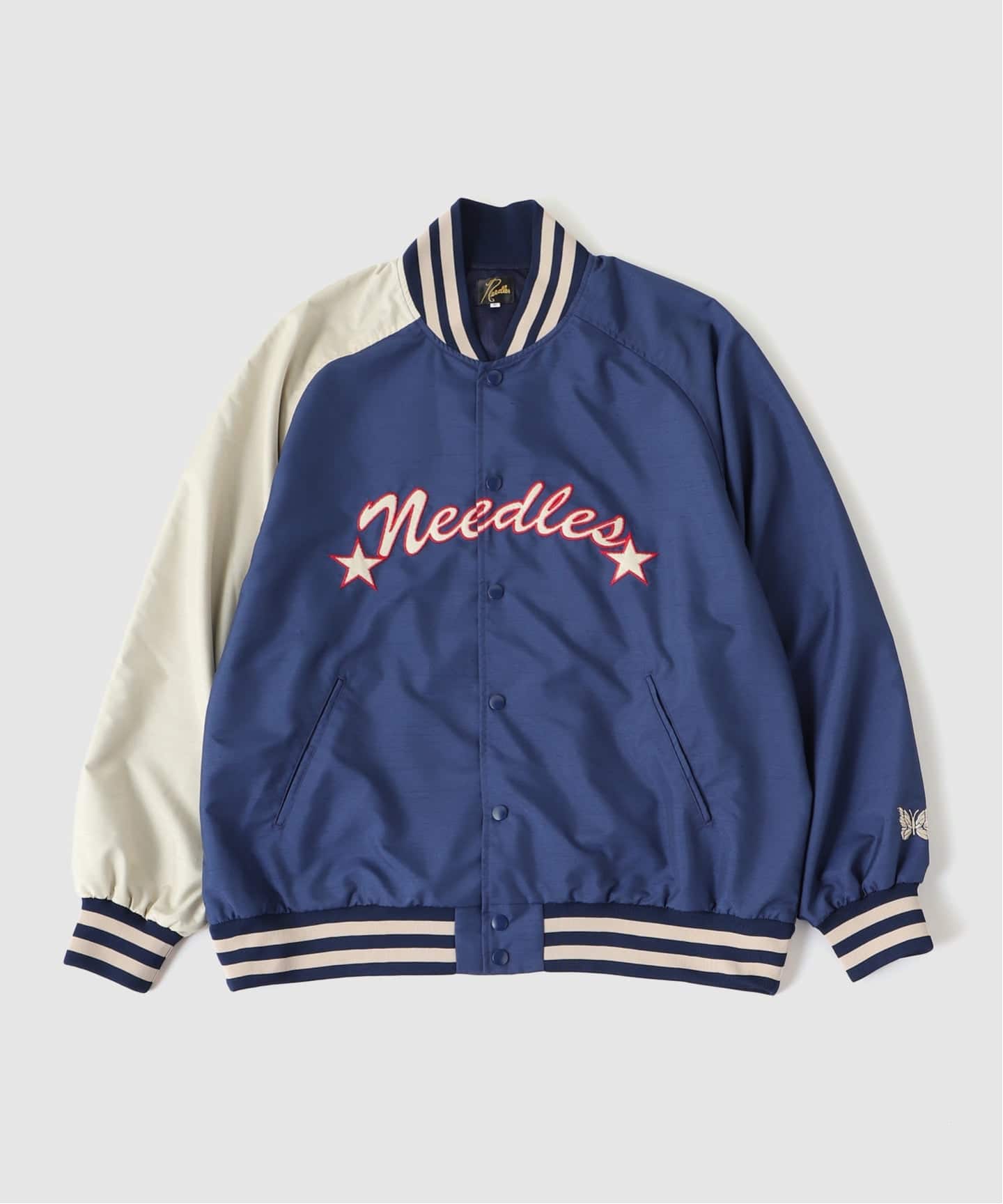 NEEDLES / ニードルズ Stadium Jacket - Poly Shantung（スタジャン
