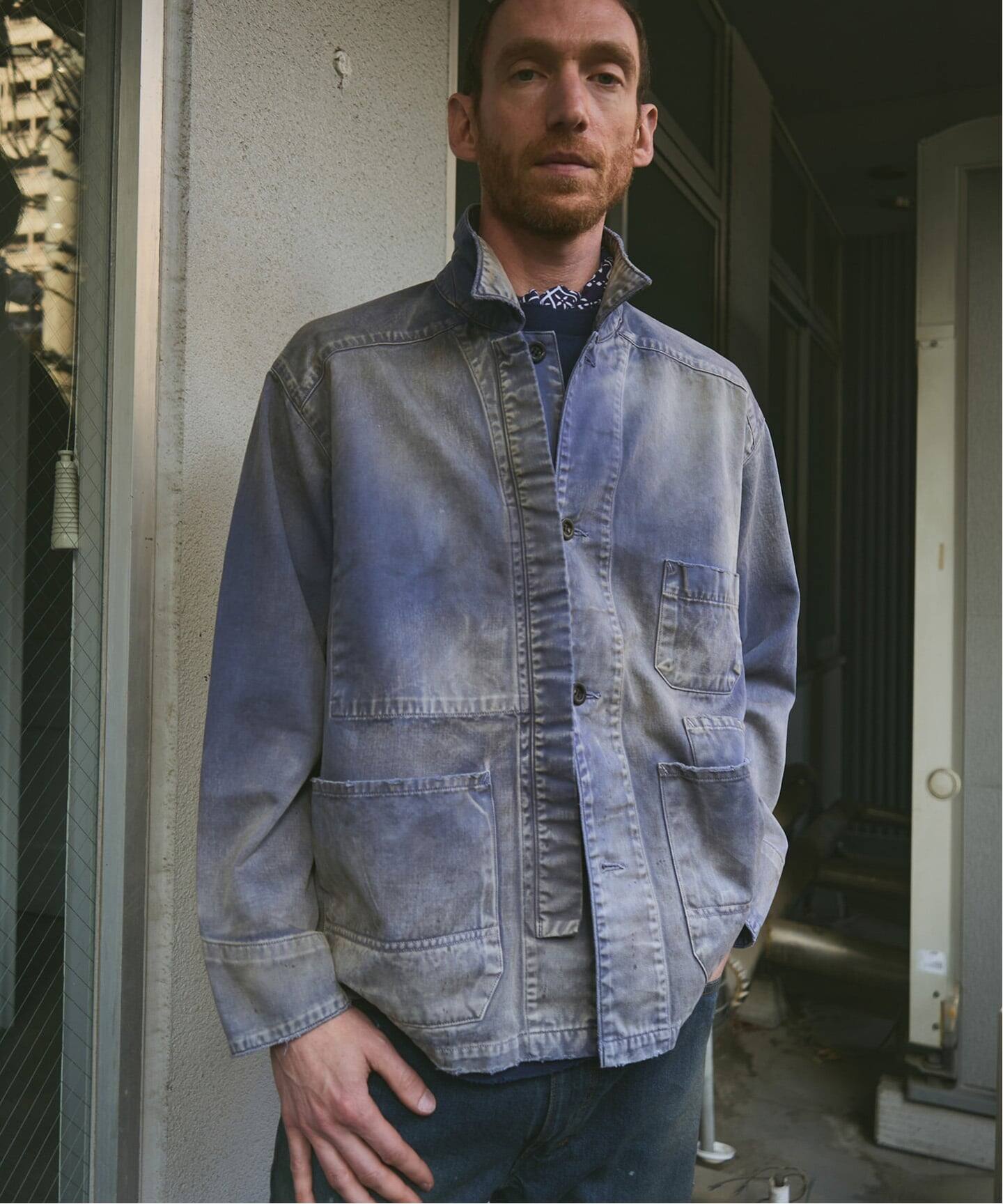 ancellm✖️wism カバーオール ANCELLM / アンセルム WISM別注 AGING COVERALL JACKET（カバーオール