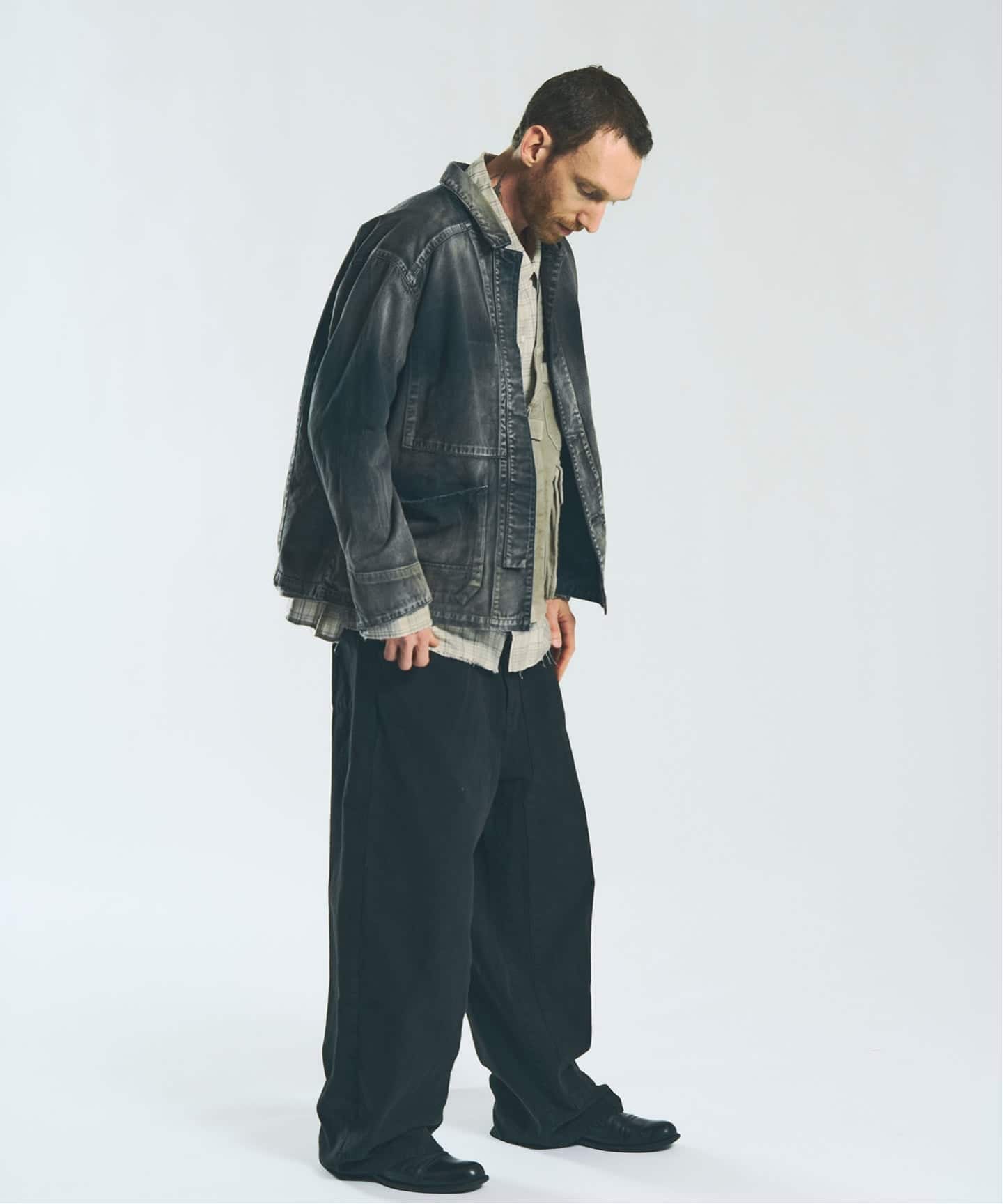 ANCELLM / アンセルム WISM別注 AGING COVERALL JACKET（カバーオール