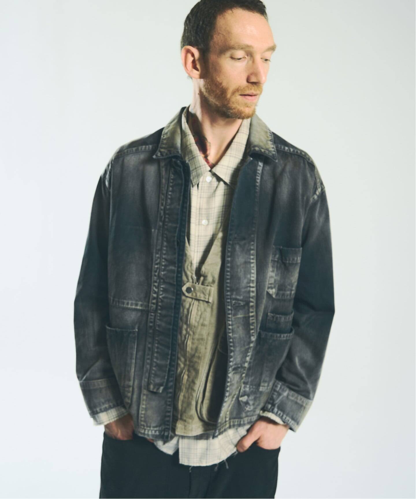 ANCELLM / アンセルム WISM別注 AGING COVERALL JACKET（カバーオール