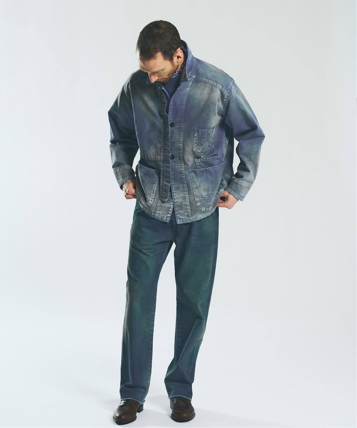 ANCELLM / アンセルム WISM別注 AGING COVERALL JACKET（カバーオール
