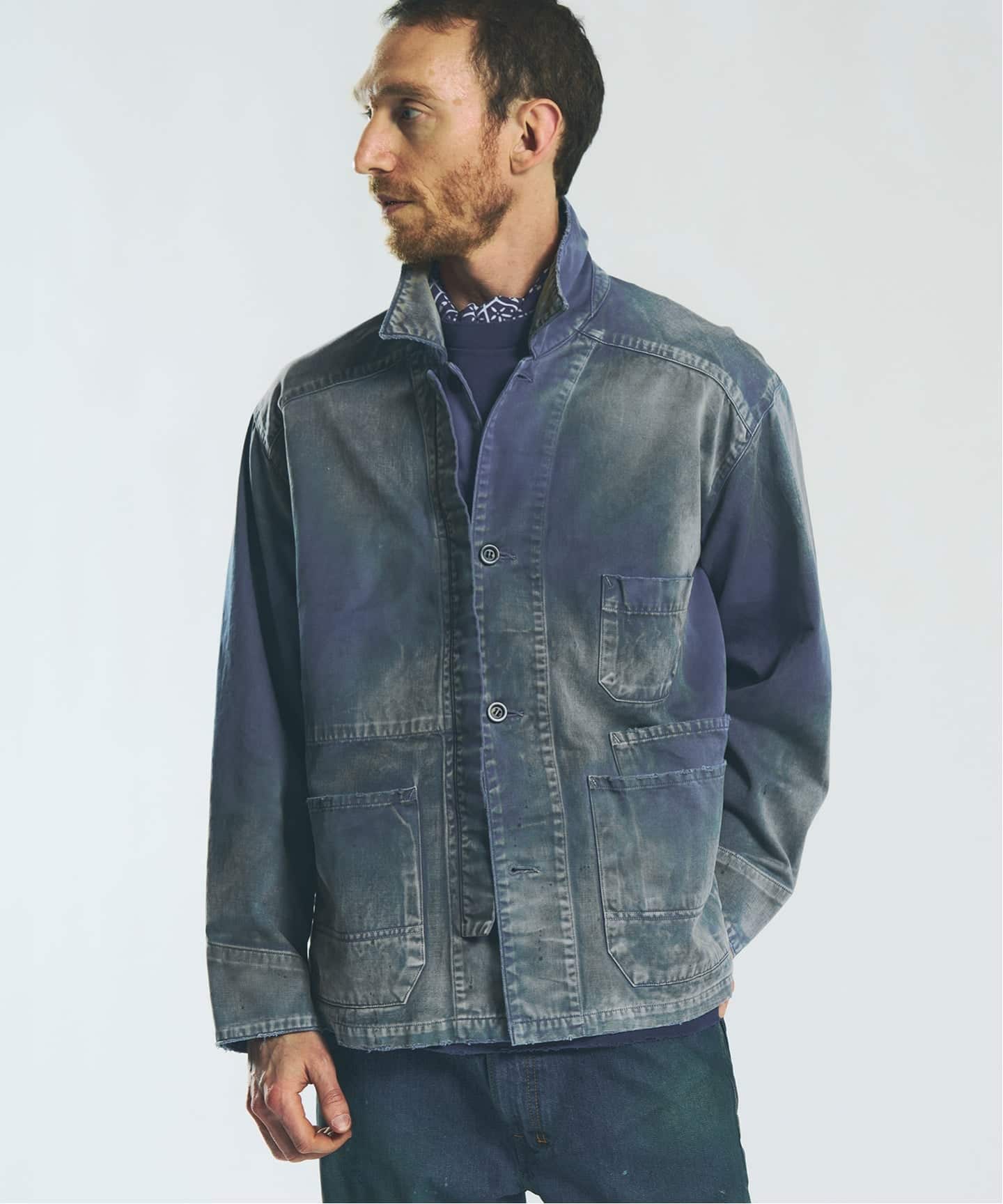 ANCELLM / アンセルム WISM別注 AGING COVERALL JACKET（カバーオール