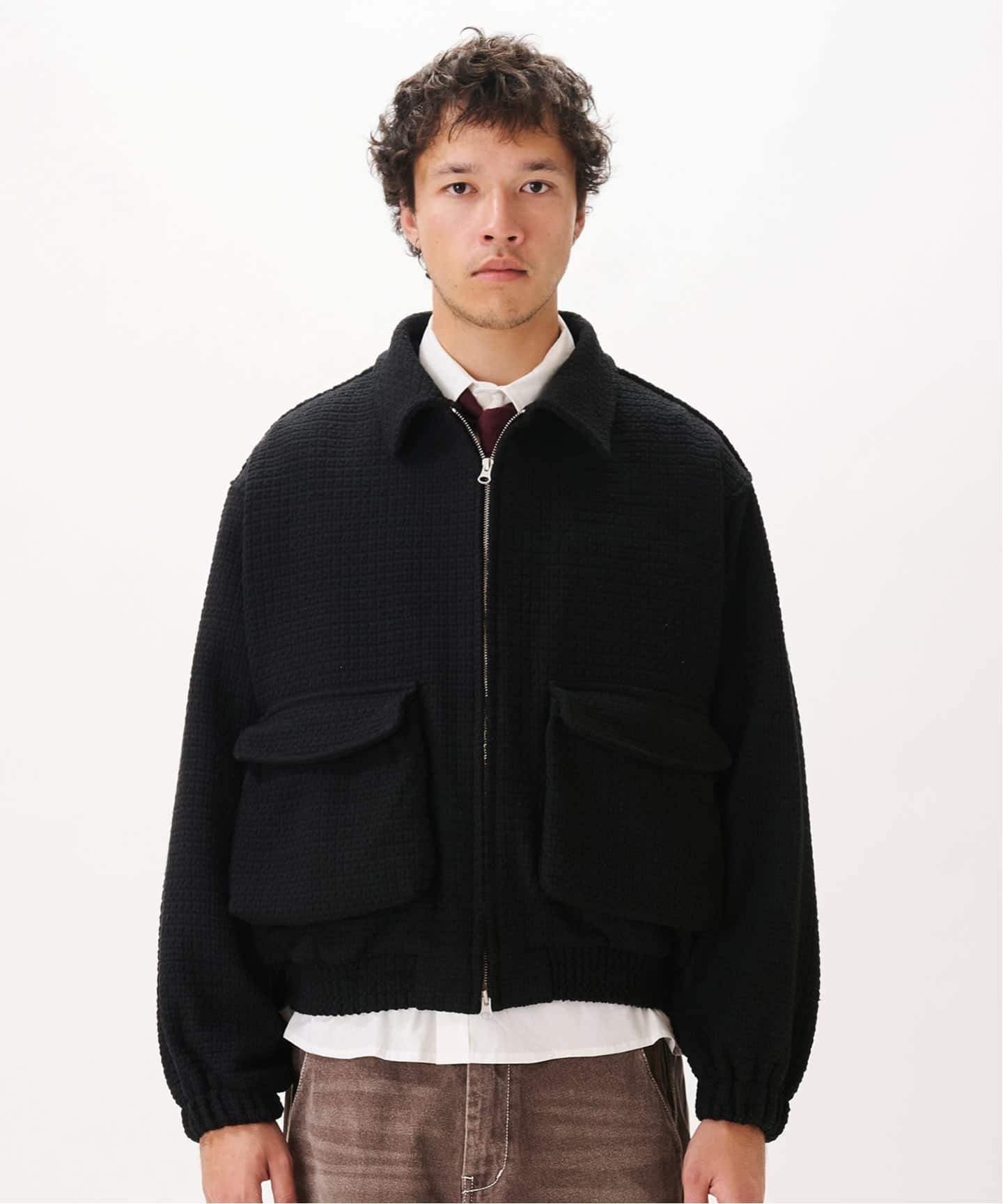 Estudio Niksen / エストゥディオ・ニクセン Tweed Bomber Jacket