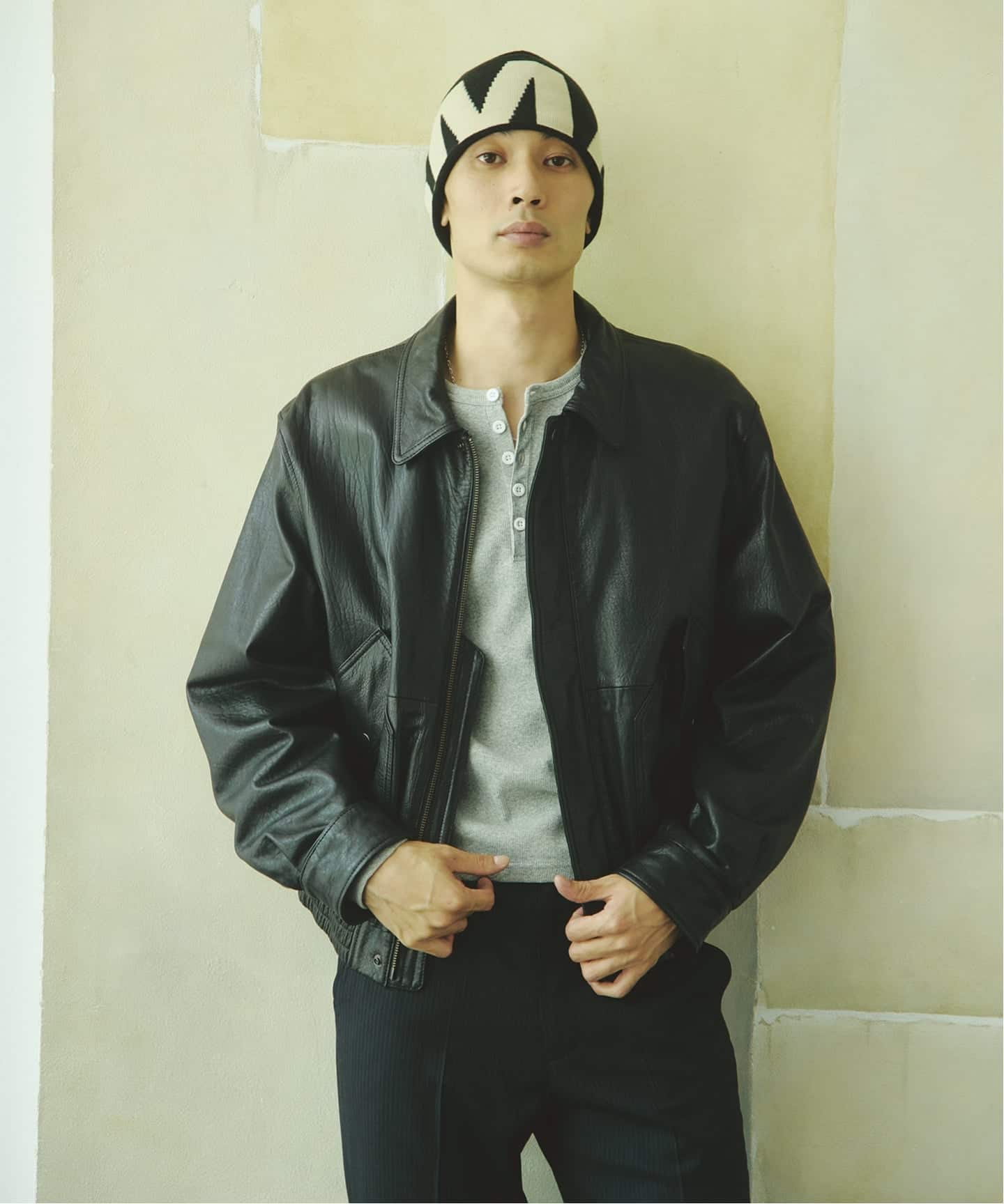 Journal Standard ラム ダッドレザージャケット L Black 予約》ラム ダッド レザー ジャケット（レザージャケット）｜JOURNAL
