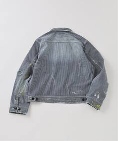 ヒッコリー ジップ アップ ワーク ジャケット（その他ブルゾン 
