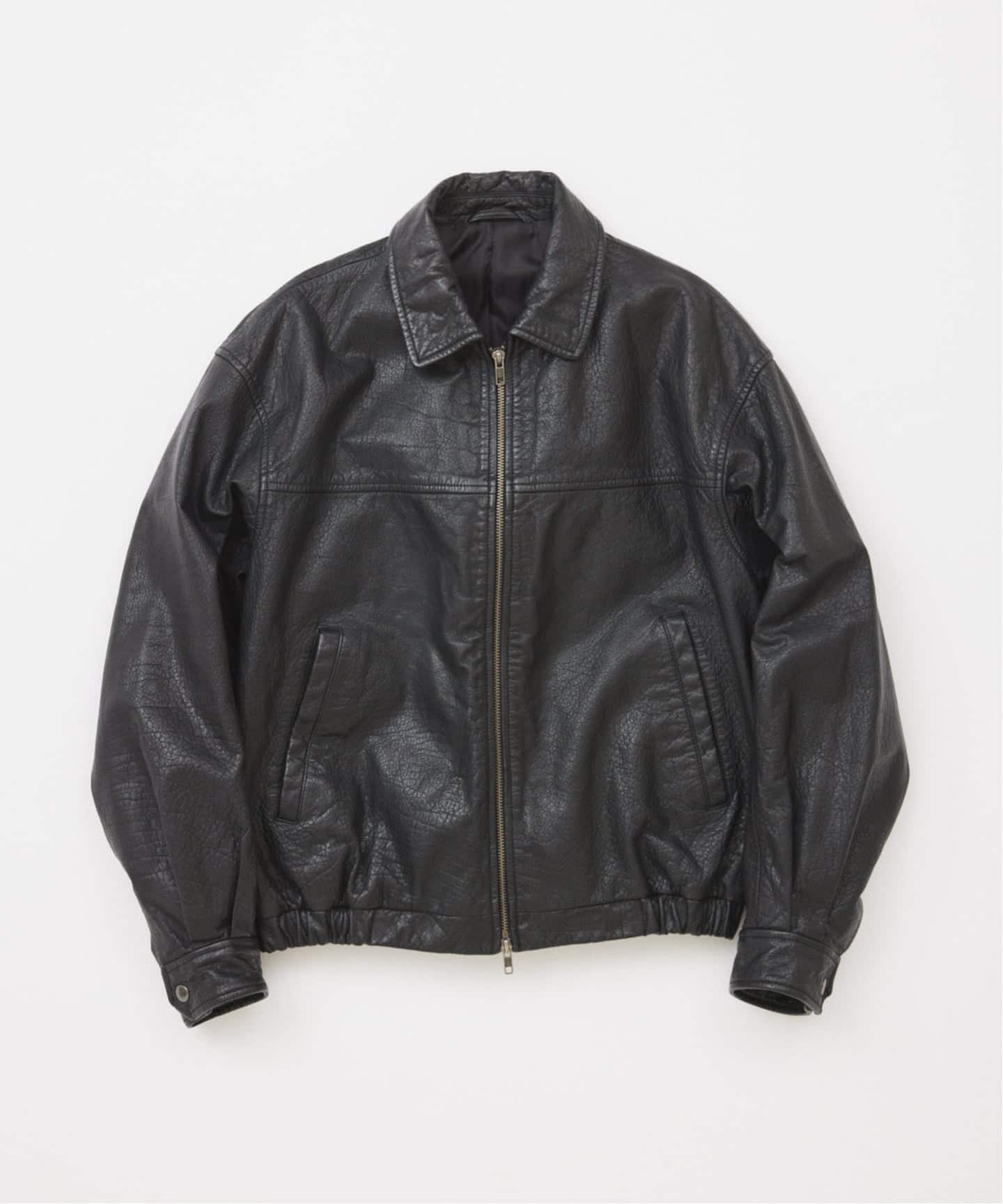 予約》バッファロー レザー ウォッシュ ジップ ブルゾン（レザー
