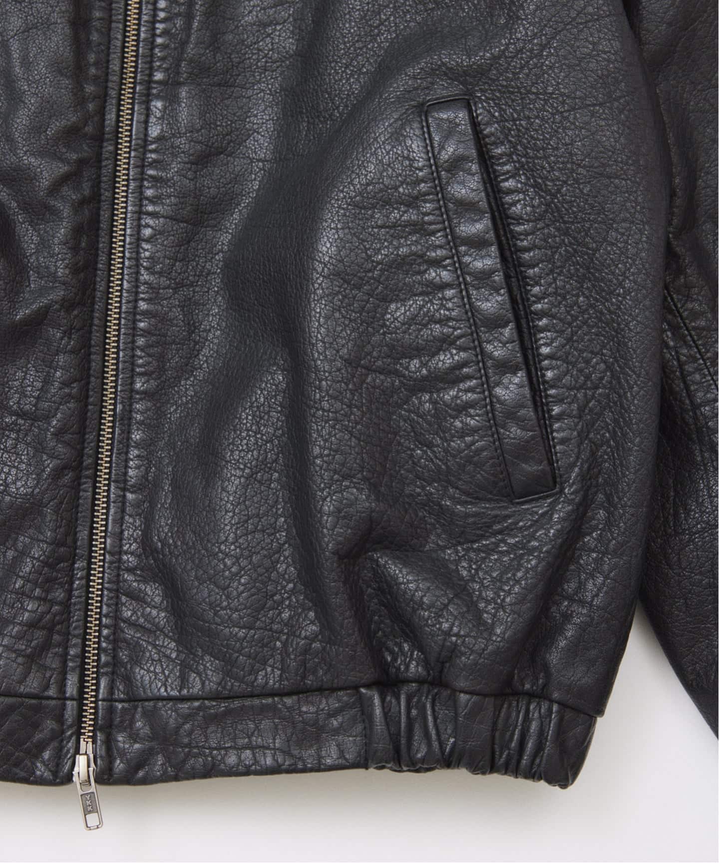 予約》バッファロー レザー ウォッシュ ジップ ブルゾン（レザー