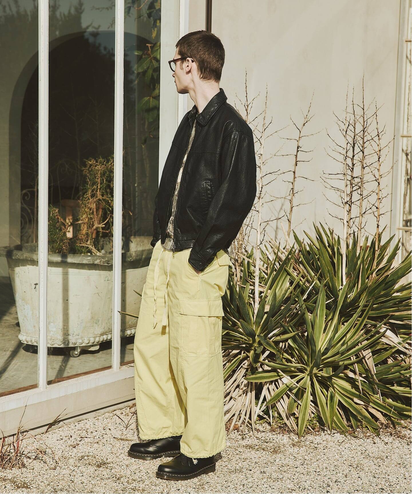 予約》バッファロー レザー ウォッシュ ジップ ブルゾン（レザー