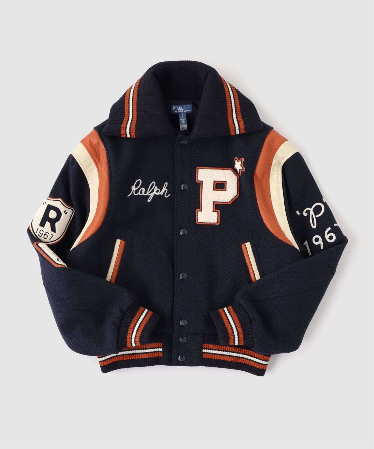 Polo Ralph Lauren ロゴ ジャケット　ブルゾン サイズS POLO RALPH LAUREN / ポロ ラルフ ローレン ウールブレンド レター