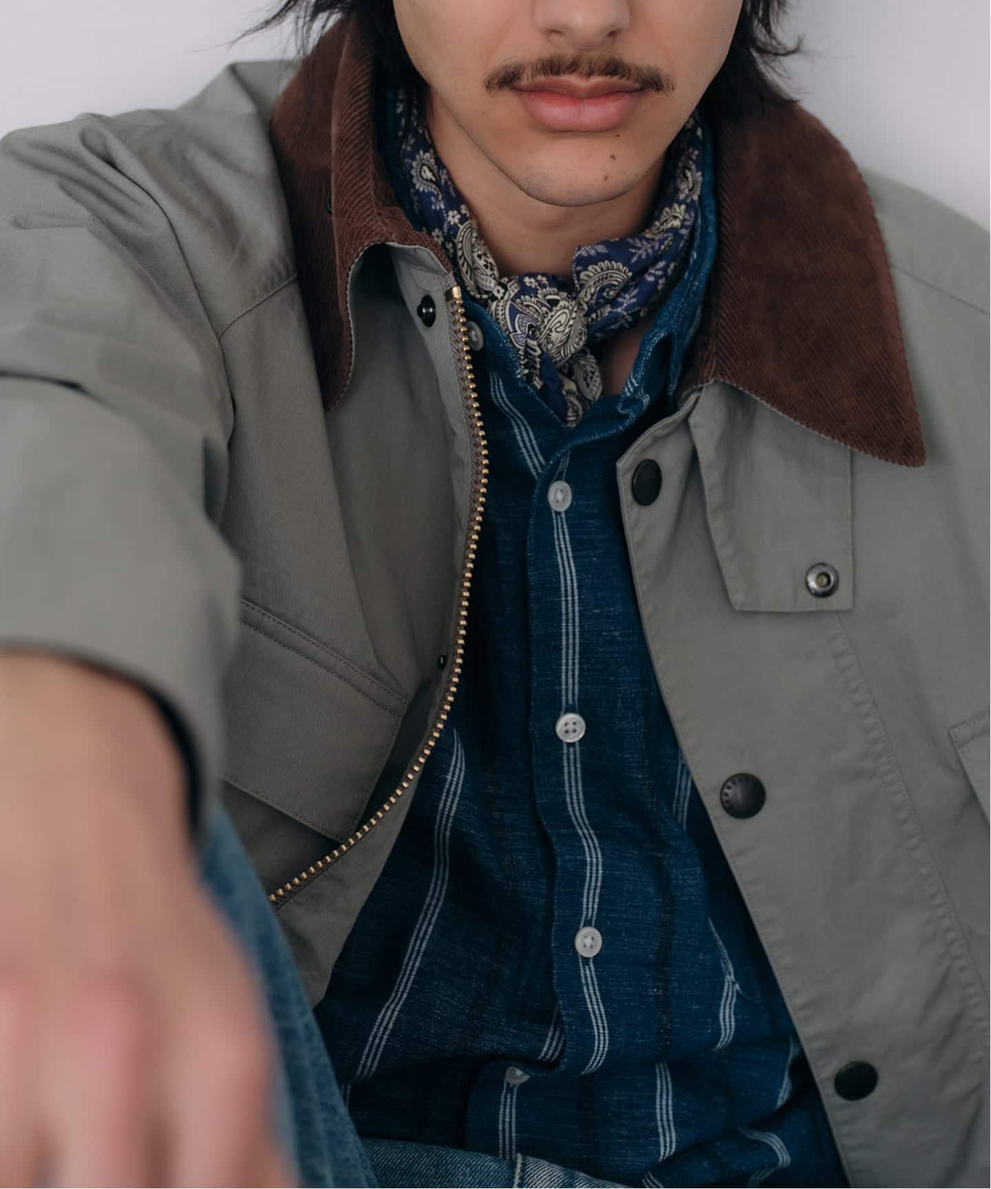 予約》Barbour / バブアー 別注 クロップド オールド ビデール “ツイル