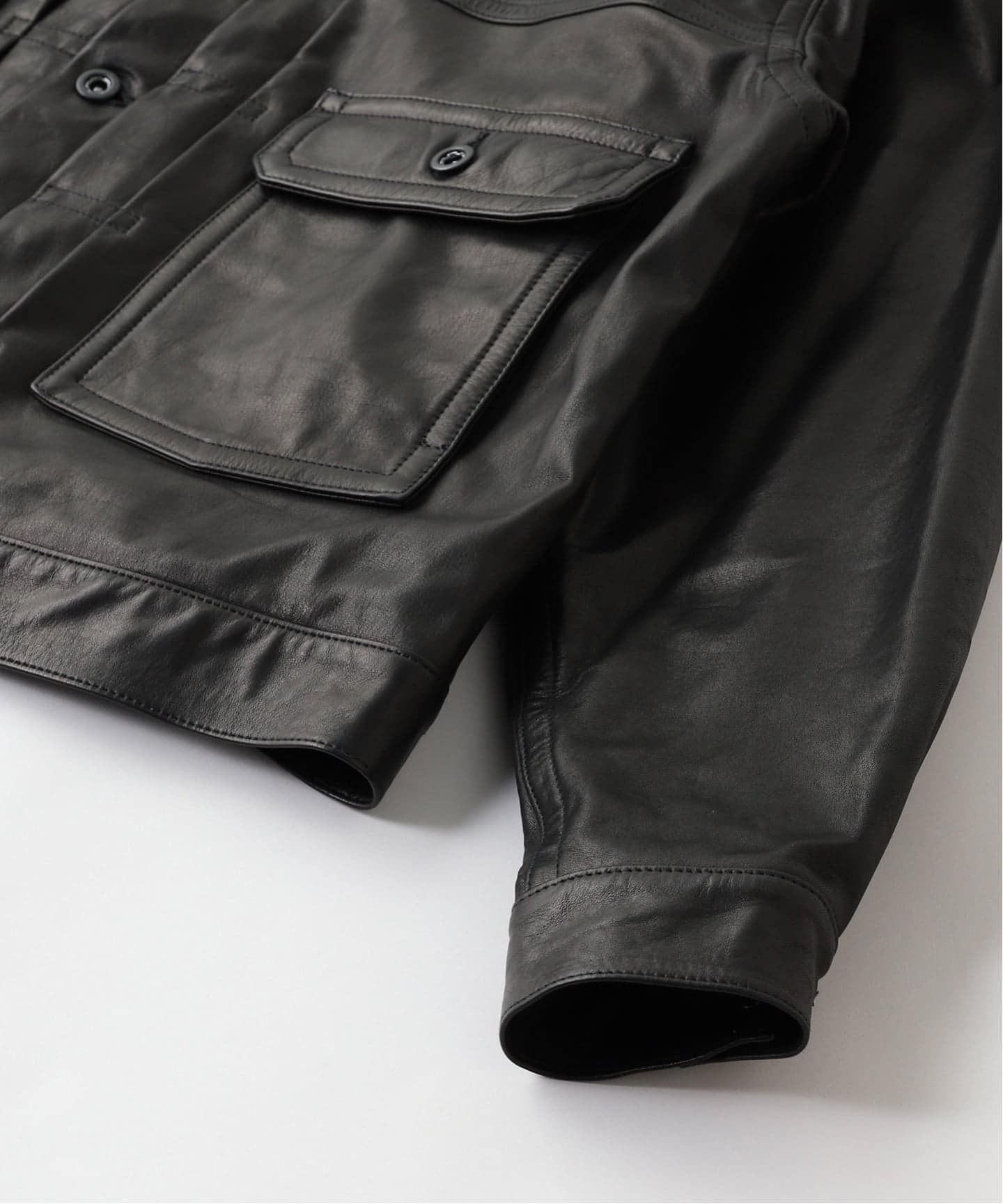 A LEATHER / エーレザー Trucker Jacket（レザージャケット）｜JOURNAL
