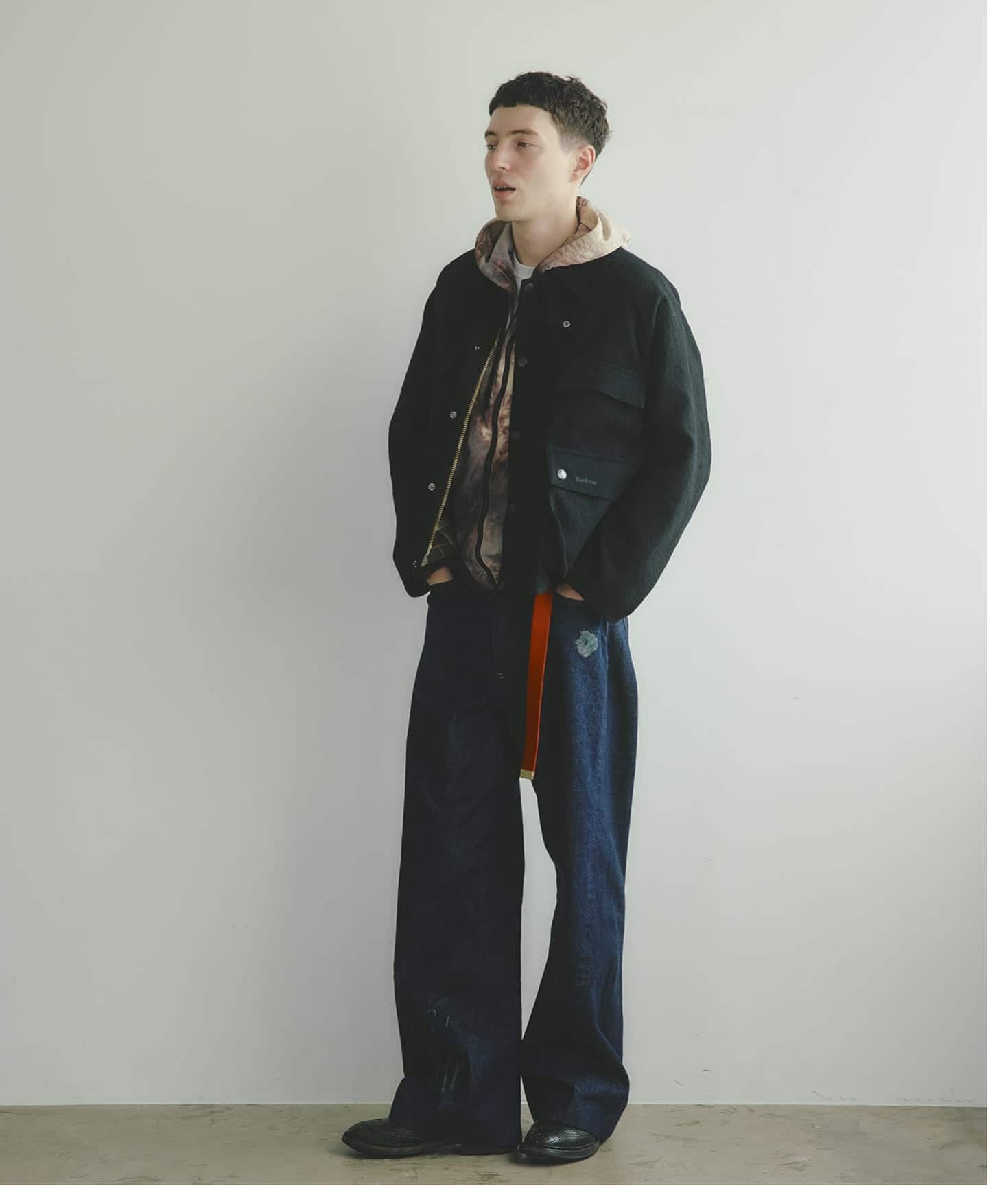 予約》Barbour / バブアー 別注 ウール クロップド オールドビデール