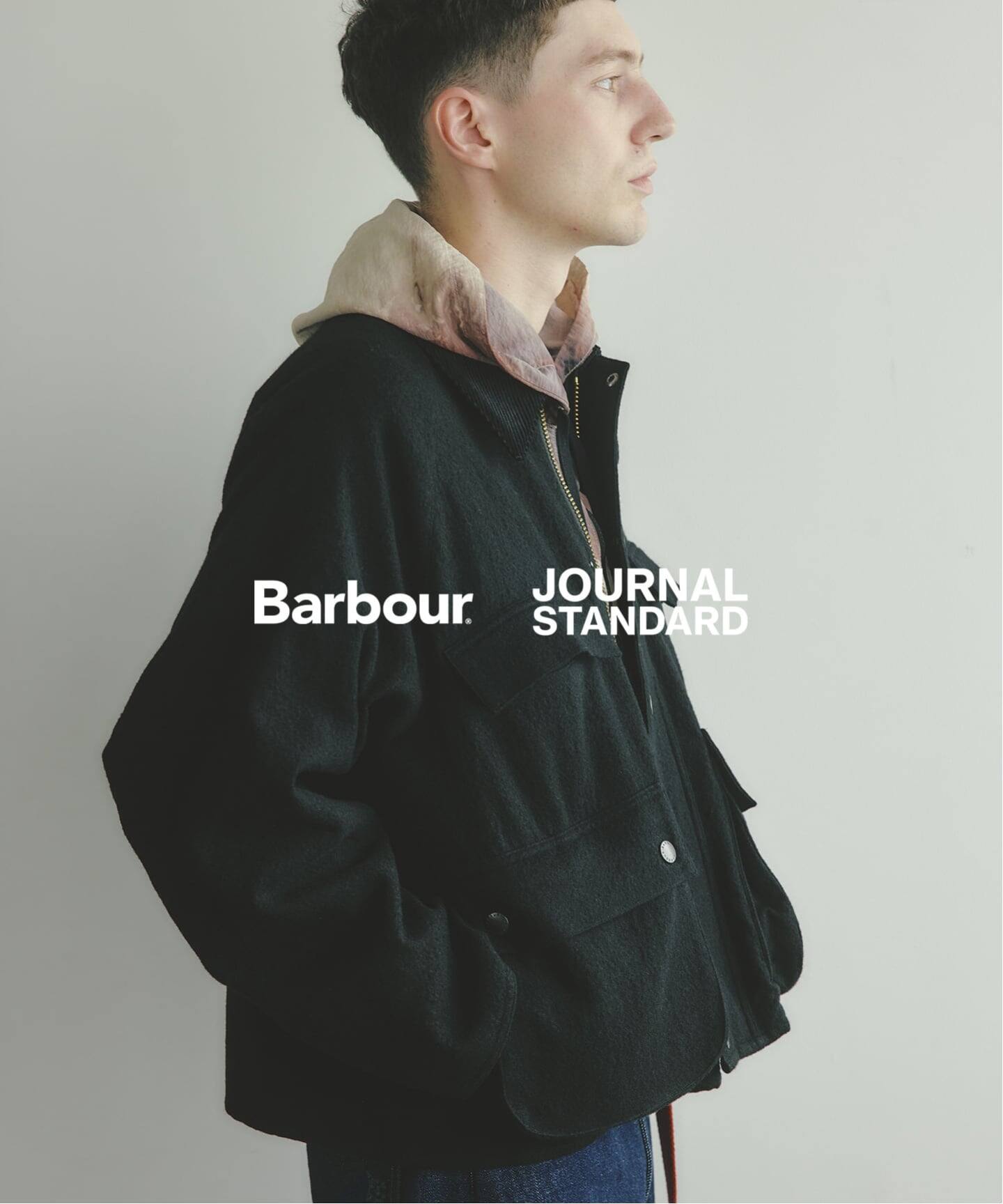 予約》Barbour / バブアー 別注 ウール クロップド オールドビデール 