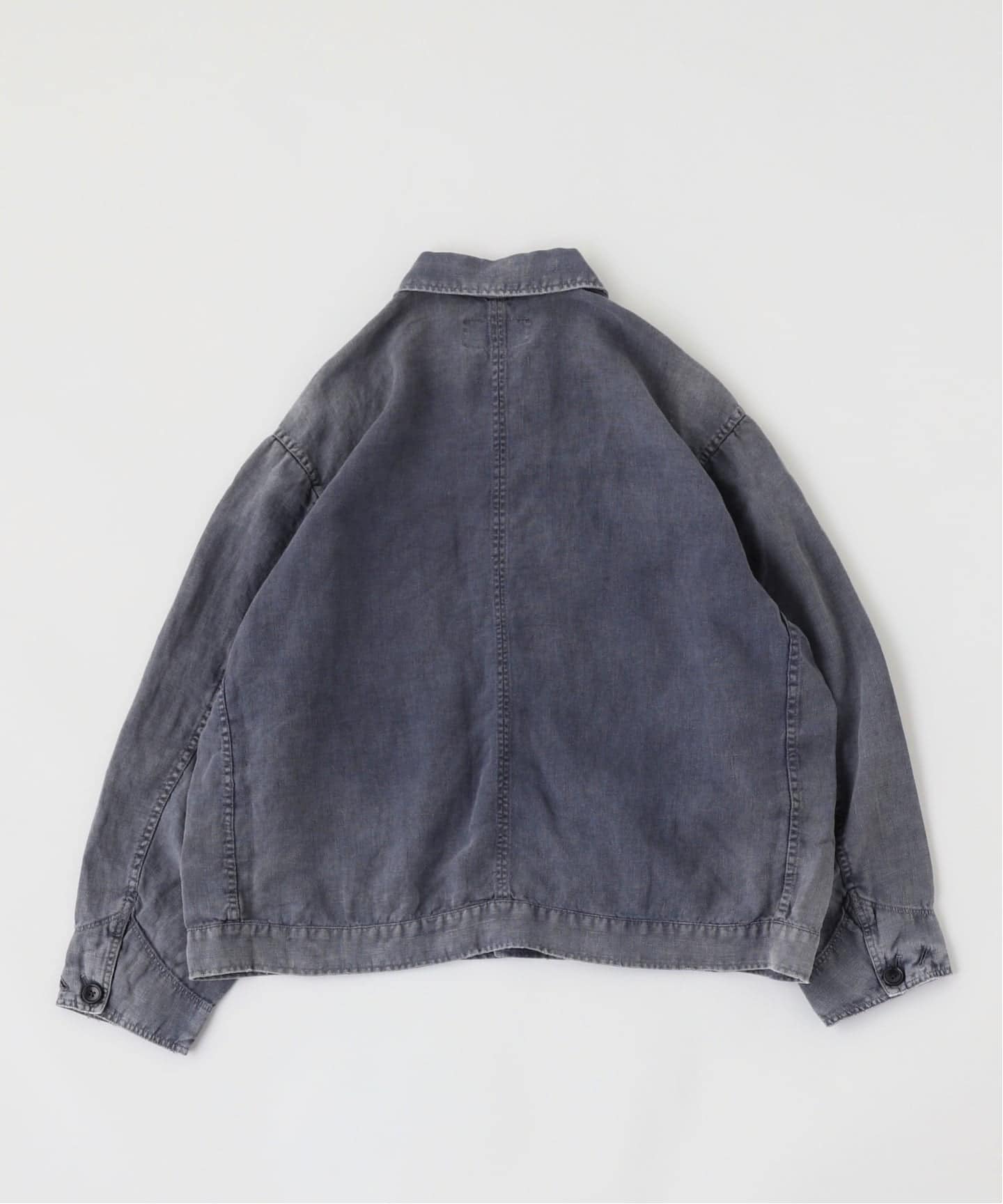 ブルゾン ANACHRONORM  SULFUR DYED FATIGUE JACKET ANACHRONORM / アナクロノーム FADED SULFUR DYED LINEN UTILITY
