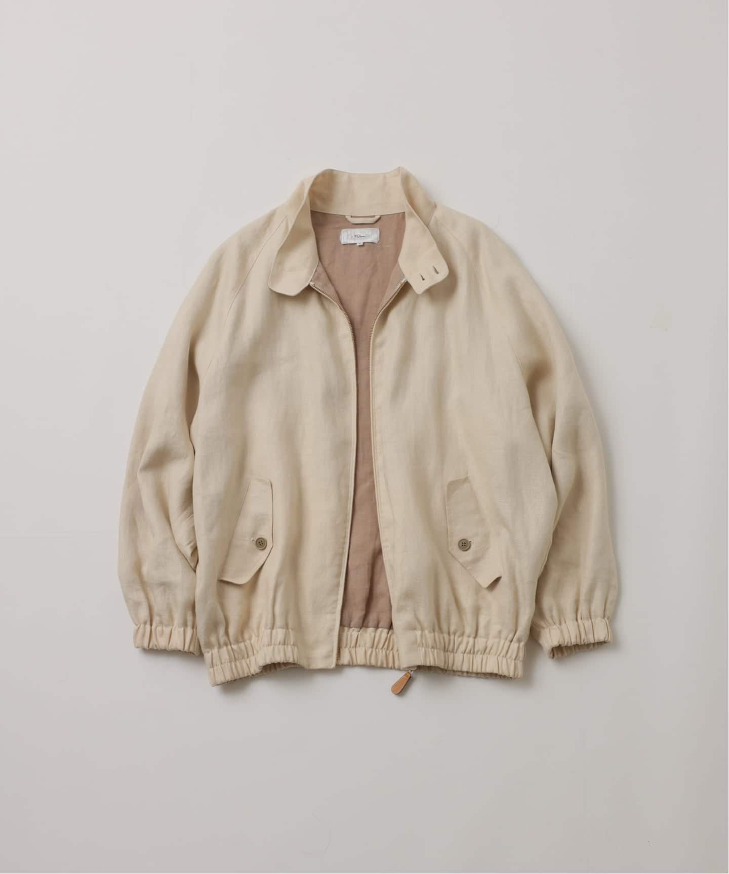 FOLL / フォル】linen gabardine harrington jacket（その他ブルゾン