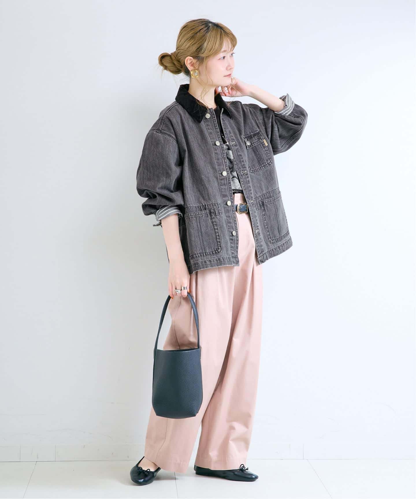 ウォッシャブル / DU JOUR / デュ ジュール JEAN CHORE JACKET（デニム