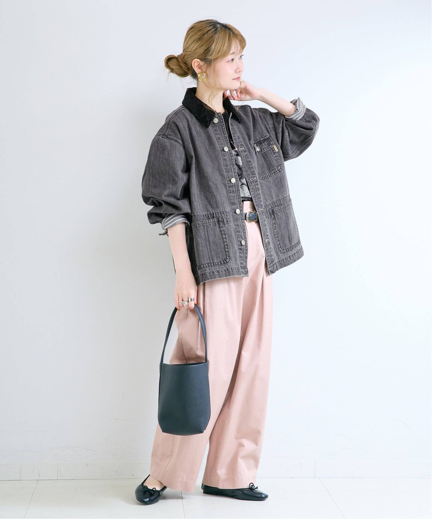 予約》ウォッシャブル / DU JOUR / デュ ジュール JEAN CHORE JACKET 