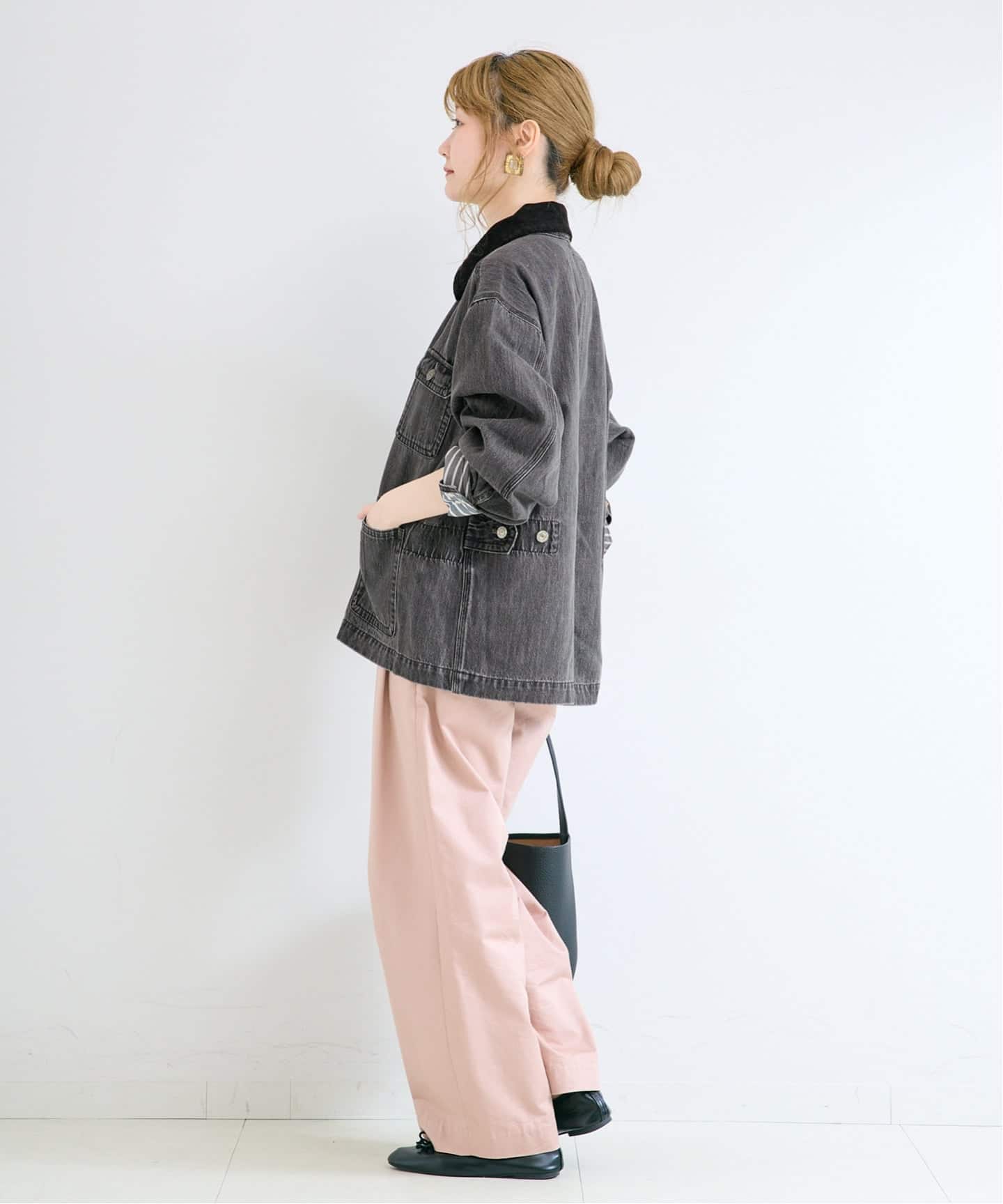 ウォッシャブル / DU JOUR / デュ ジュール JEAN CHORE JACKET（デニム