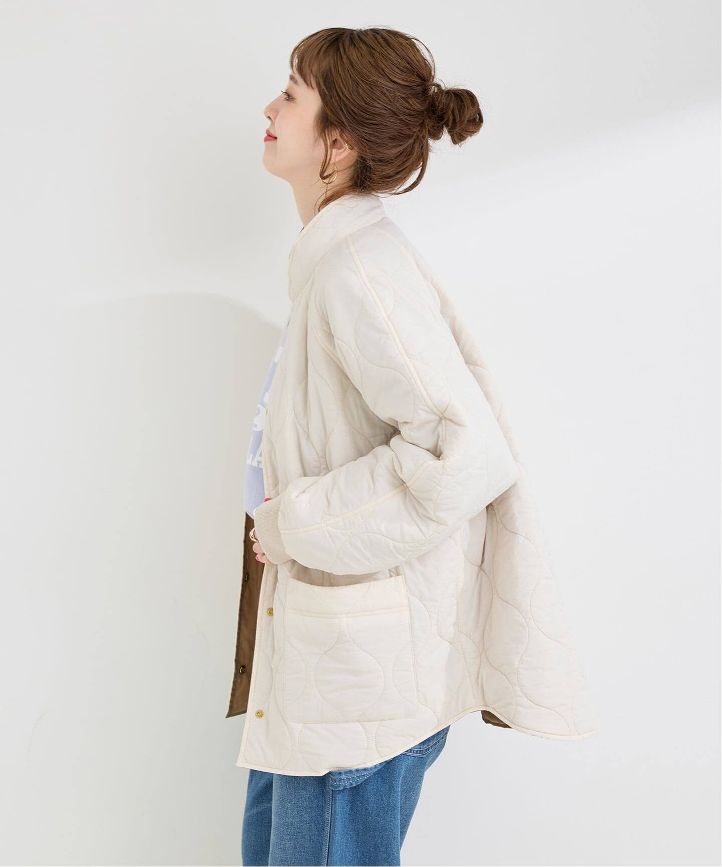 追加3》ウォッシャブル / キルティングリバーシブルブルゾン（その他