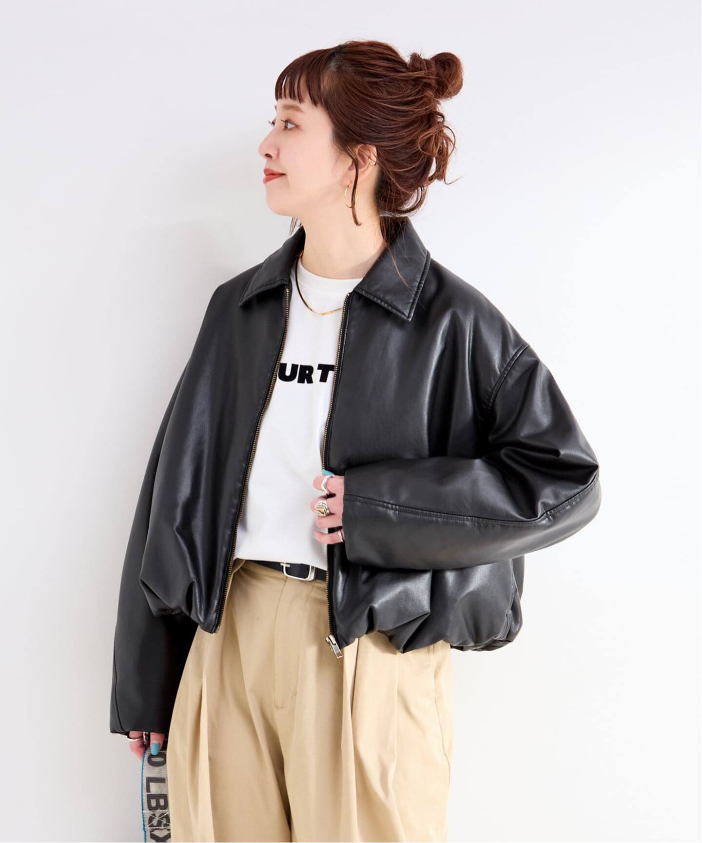 Bullock & Jonesレザージャケット レザーライクブルゾン（レザージャケット）｜B.C STOCK（ベーセー