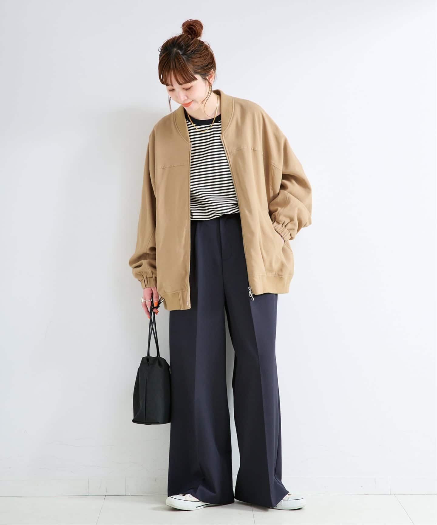 B.C STOCK レーヨンツイルブルゾン レーヨンツイルブルゾン（その他ブルゾン／アウター）｜B.C STOCK