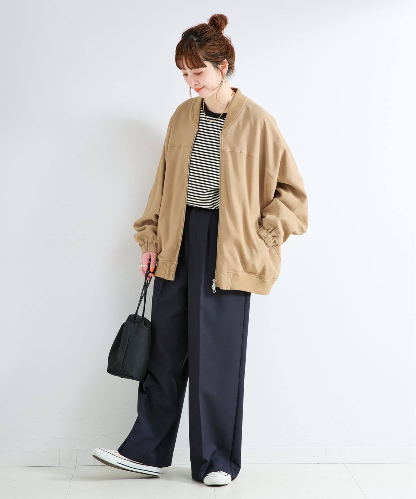 B.C STOCK レーヨンツイルブルゾン レーヨンツイルブルゾン（その他ブルゾン／アウター）｜B.C STOCK