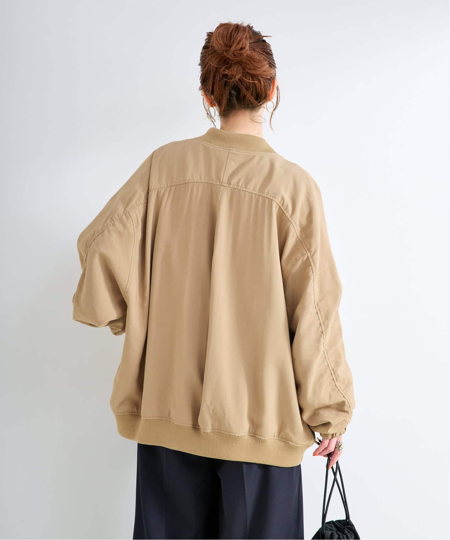 B.C STOCK レーヨンツイルブルゾン レーヨンツイルブルゾン（その他ブルゾン／アウター）｜B.C STOCK