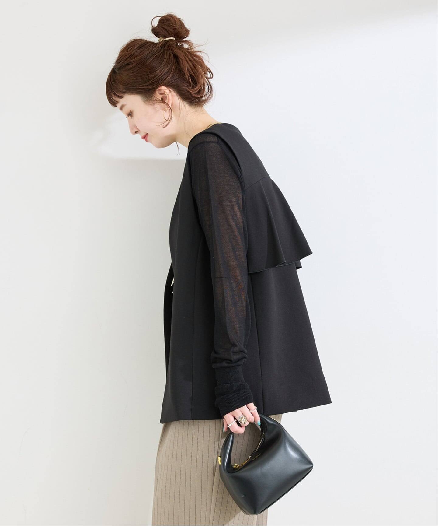 手洗い可 / T/R ダブルクロス ベスト（ベスト）｜B.C STOCK（ベーセー